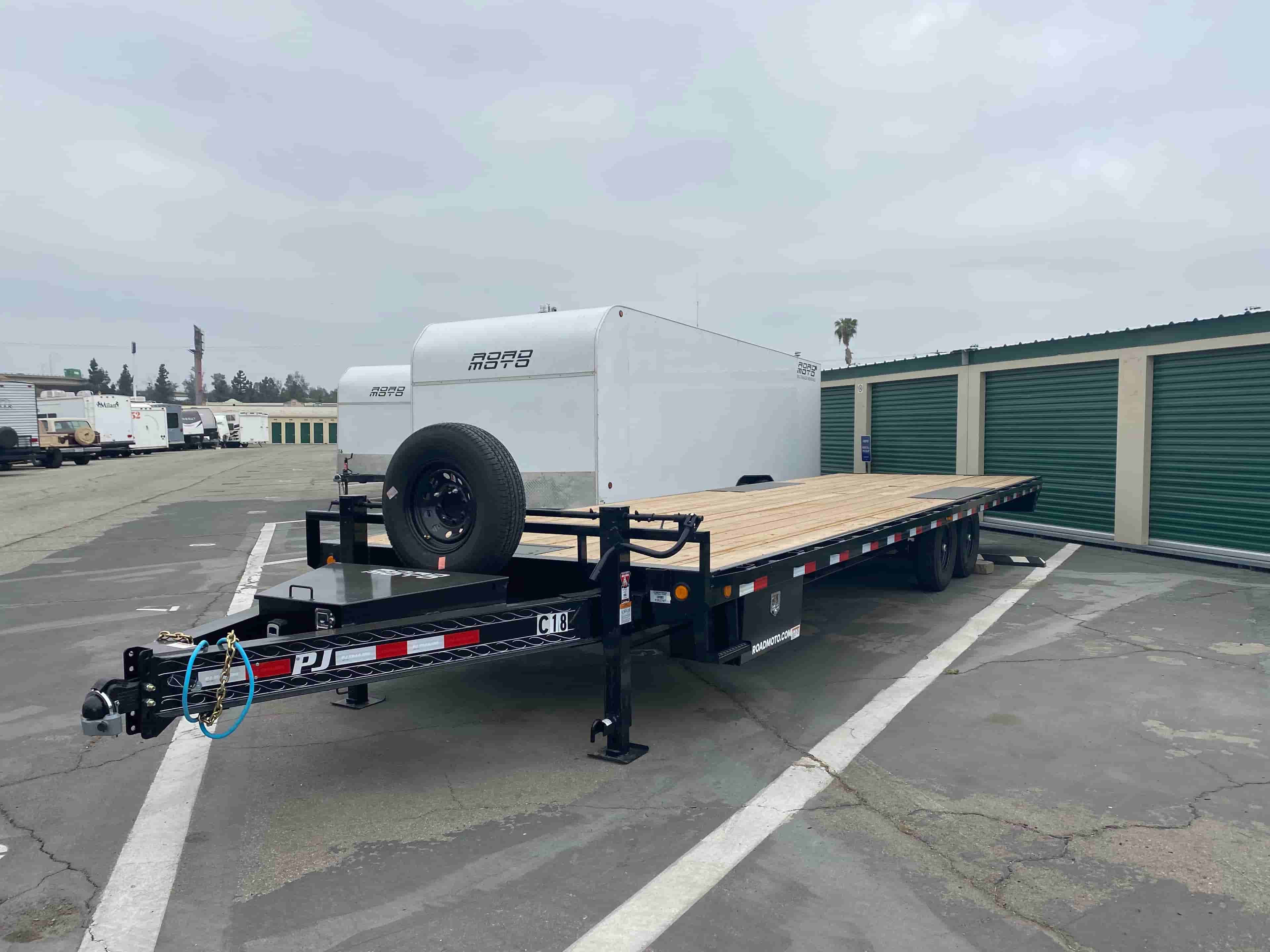 28ft Flatbed Deckover Trailer