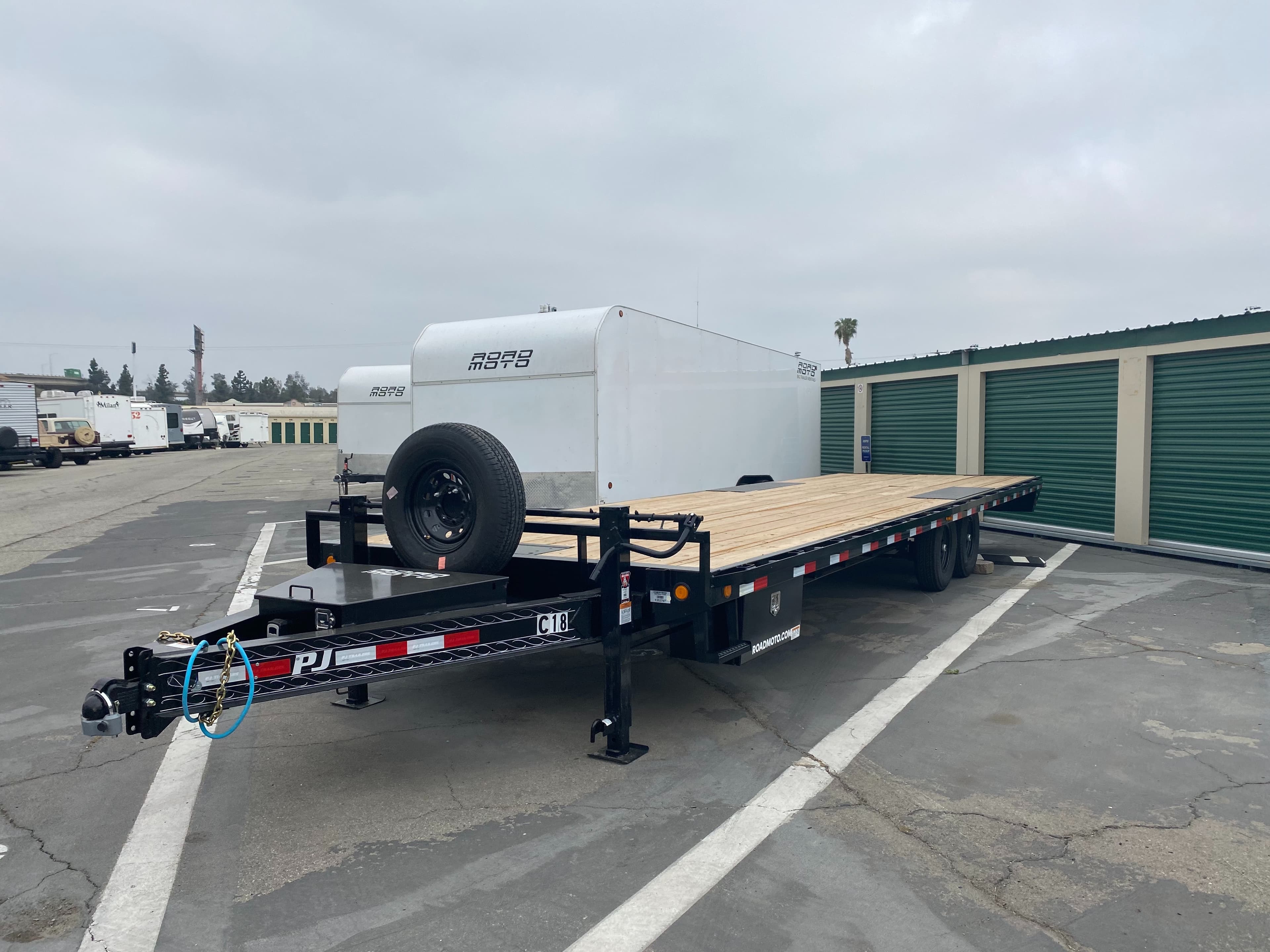 28ft Flatbed Deckover Trailer