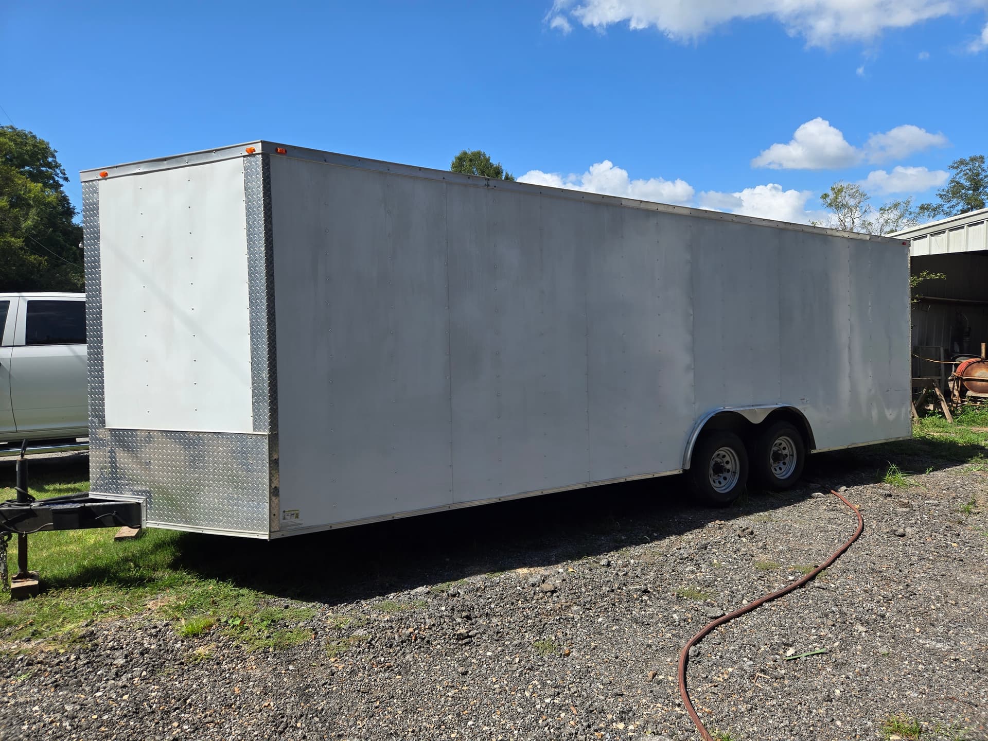 24ft enclosed car hauler
