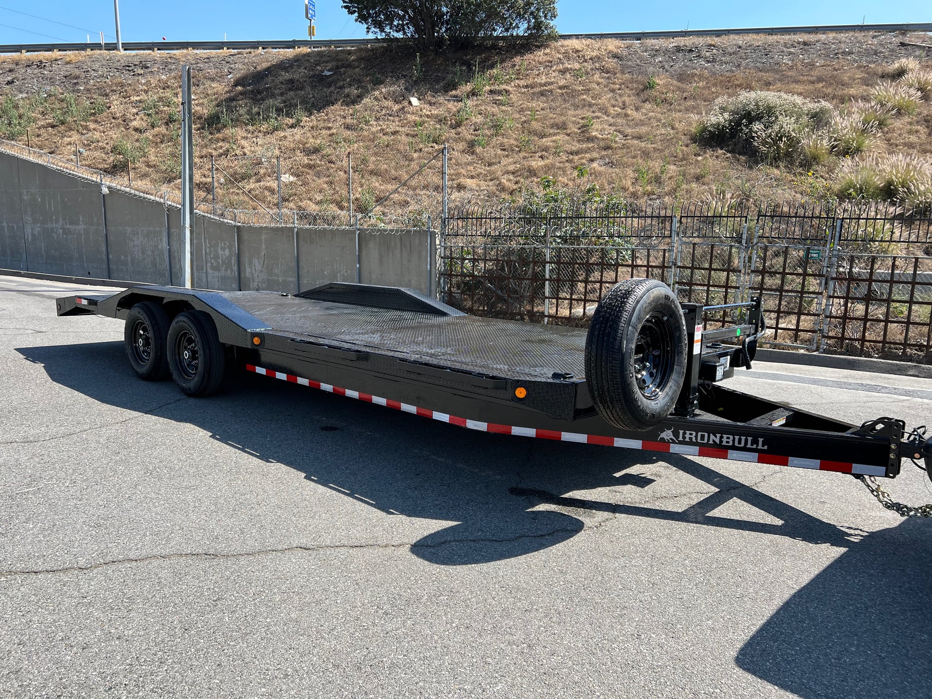 24ft Flatbed Car Hauler Trailer