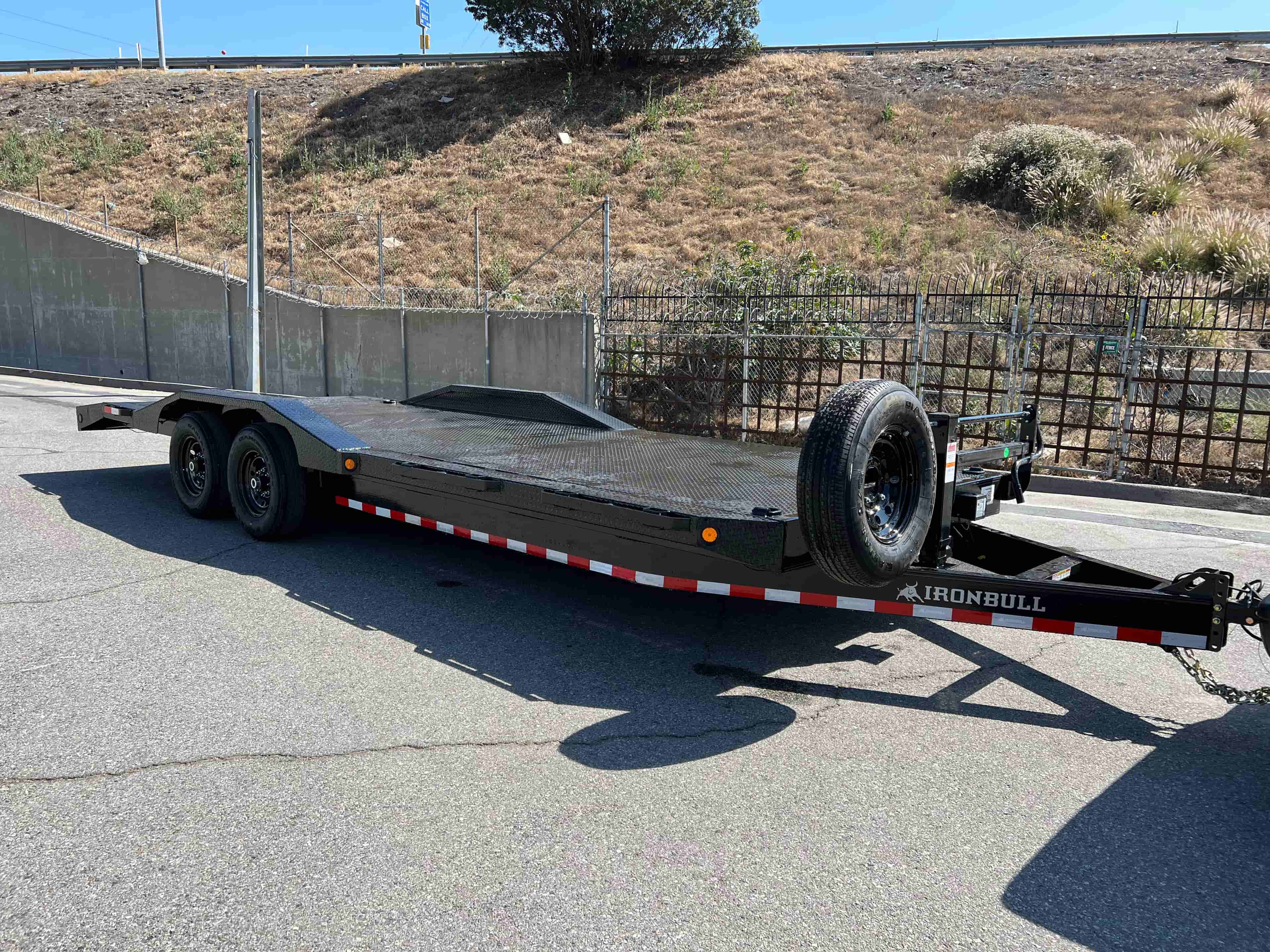 24ft Flatbed Car Hauler Trailer