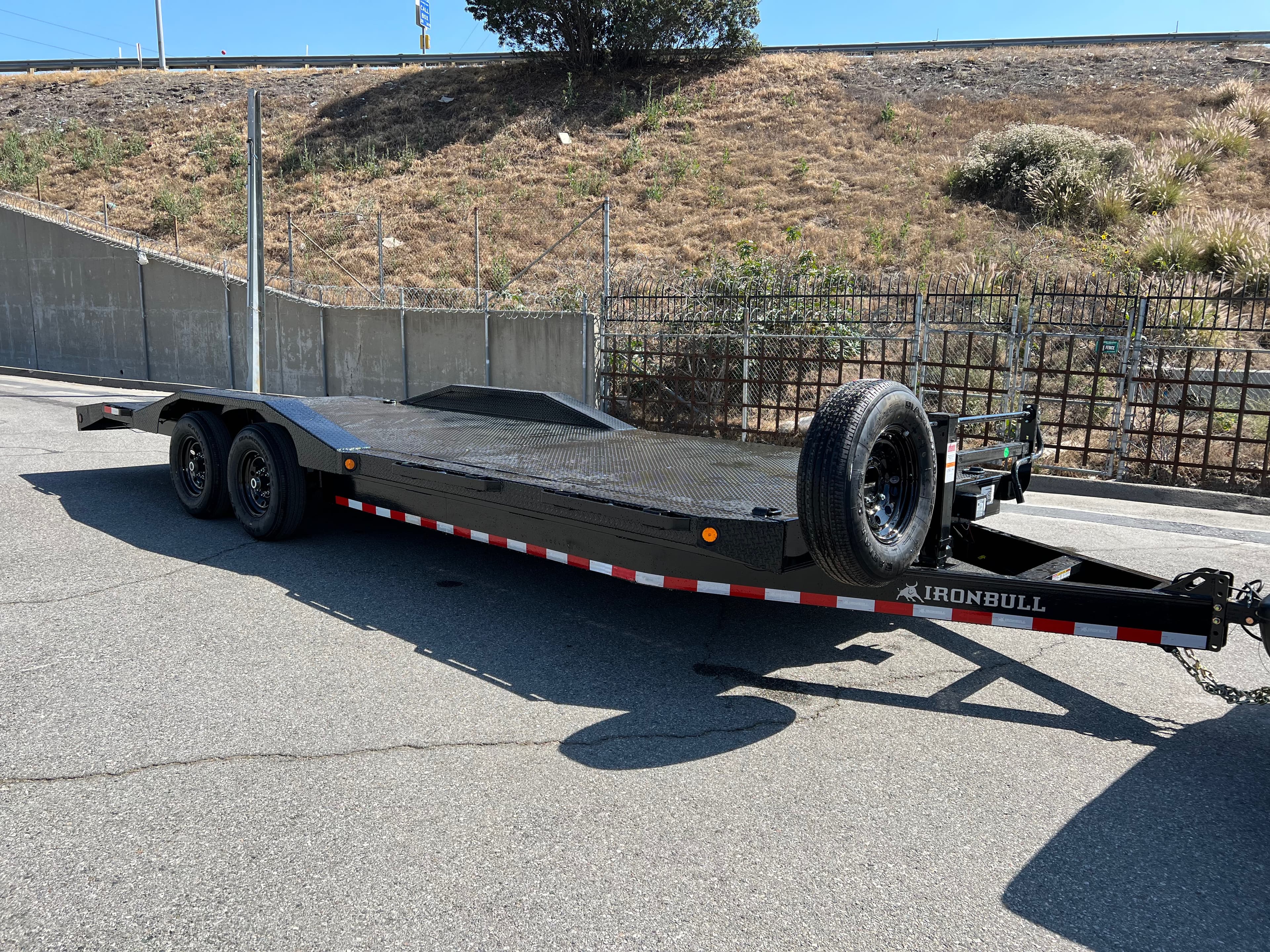 24ft Flatbed Car Hauler Trailer