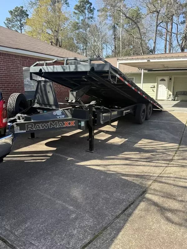 24ft Deck-over Tilt Trailer