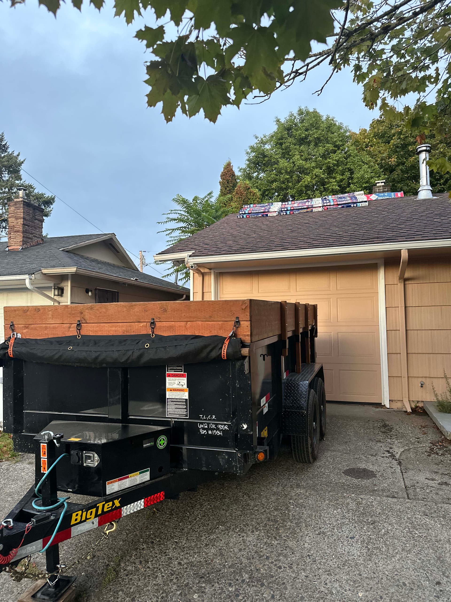 6' x 12' Dump Trailer