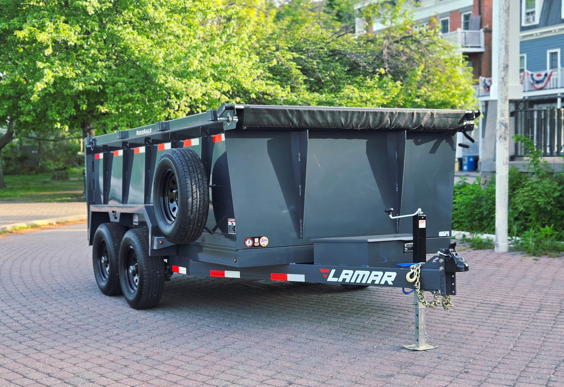 6.5x12 Lamar Dump Trailer