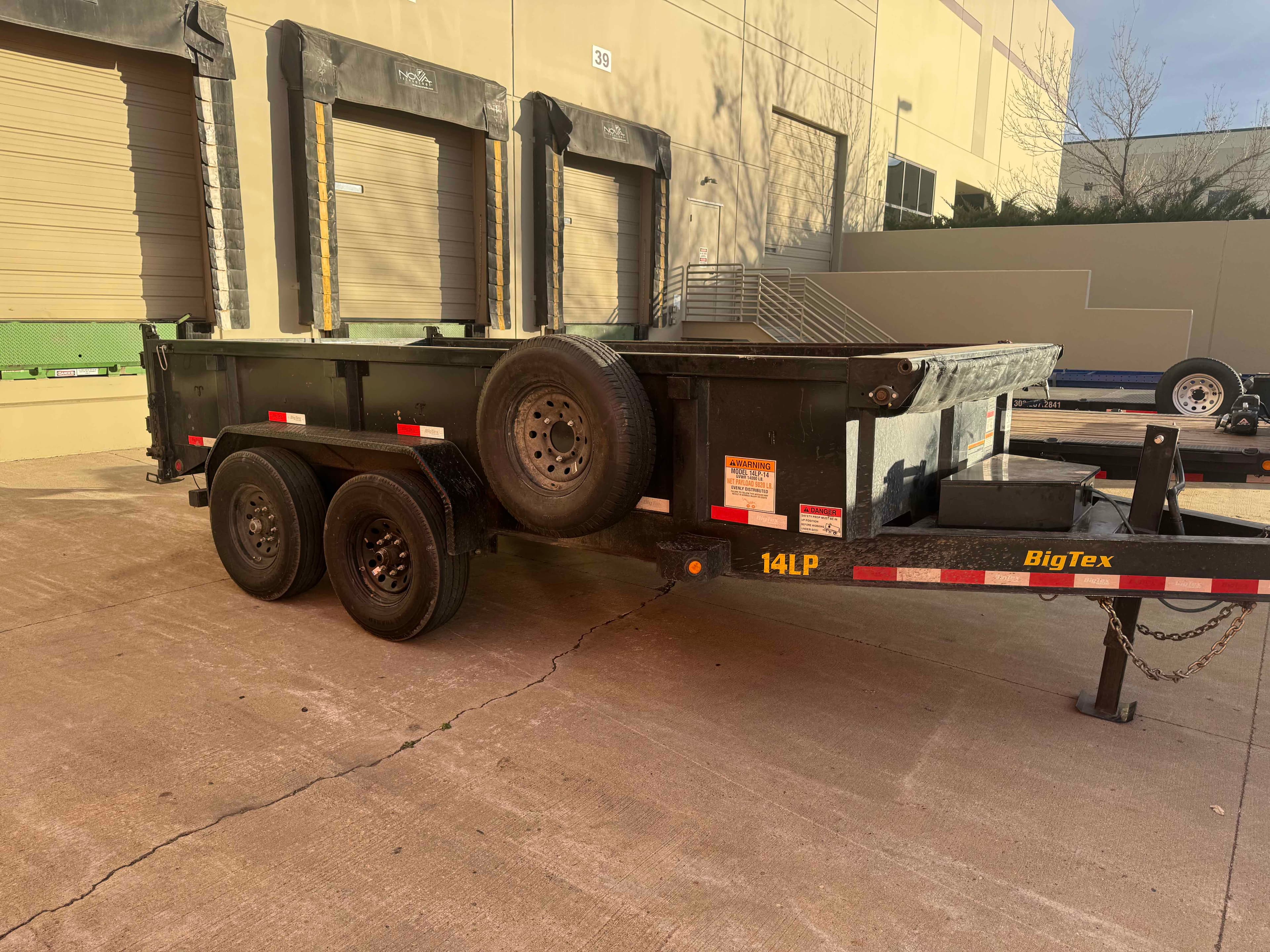 7x14ft Dump Trailer 14K