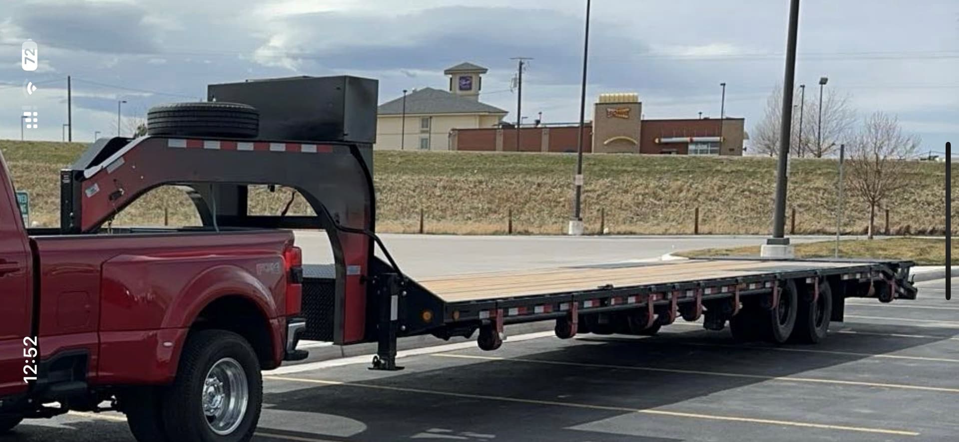 40ft Flatbed Gooseneck Trailer