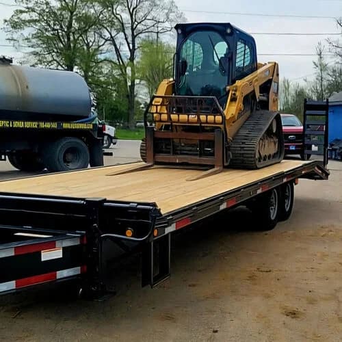 25ft Deckover Trailer
