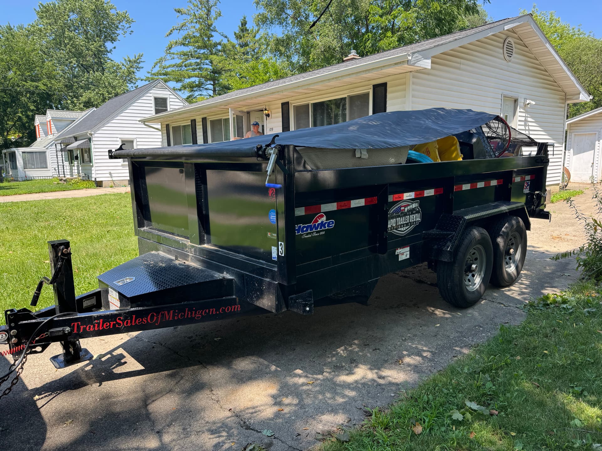83" x 14' Dump Trailer