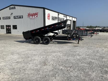 Load Trail 83"x14' BP Tandem Axle Dump w/ 24" Sides
