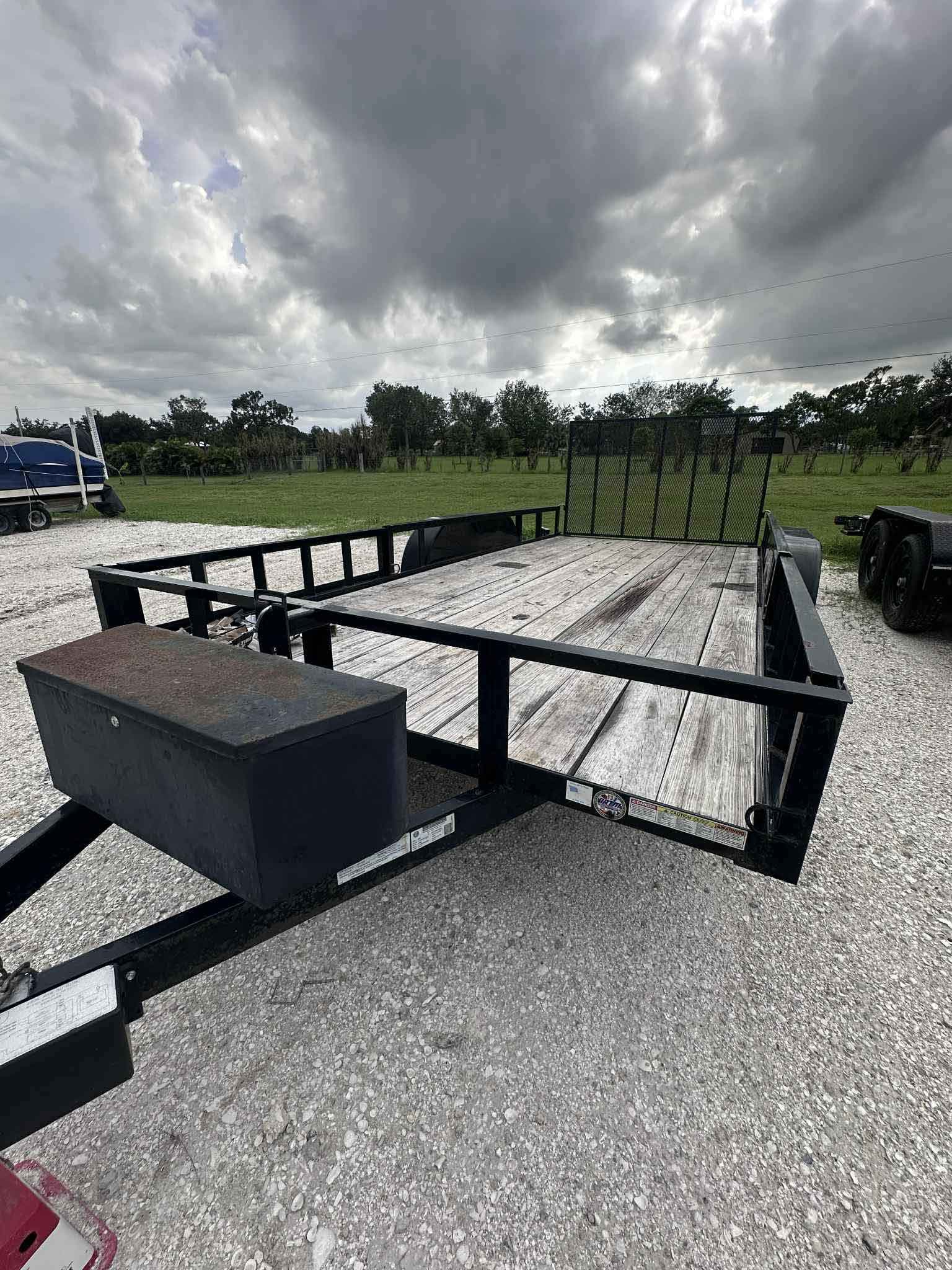 7x16 Tandem Axle Utility Trailer