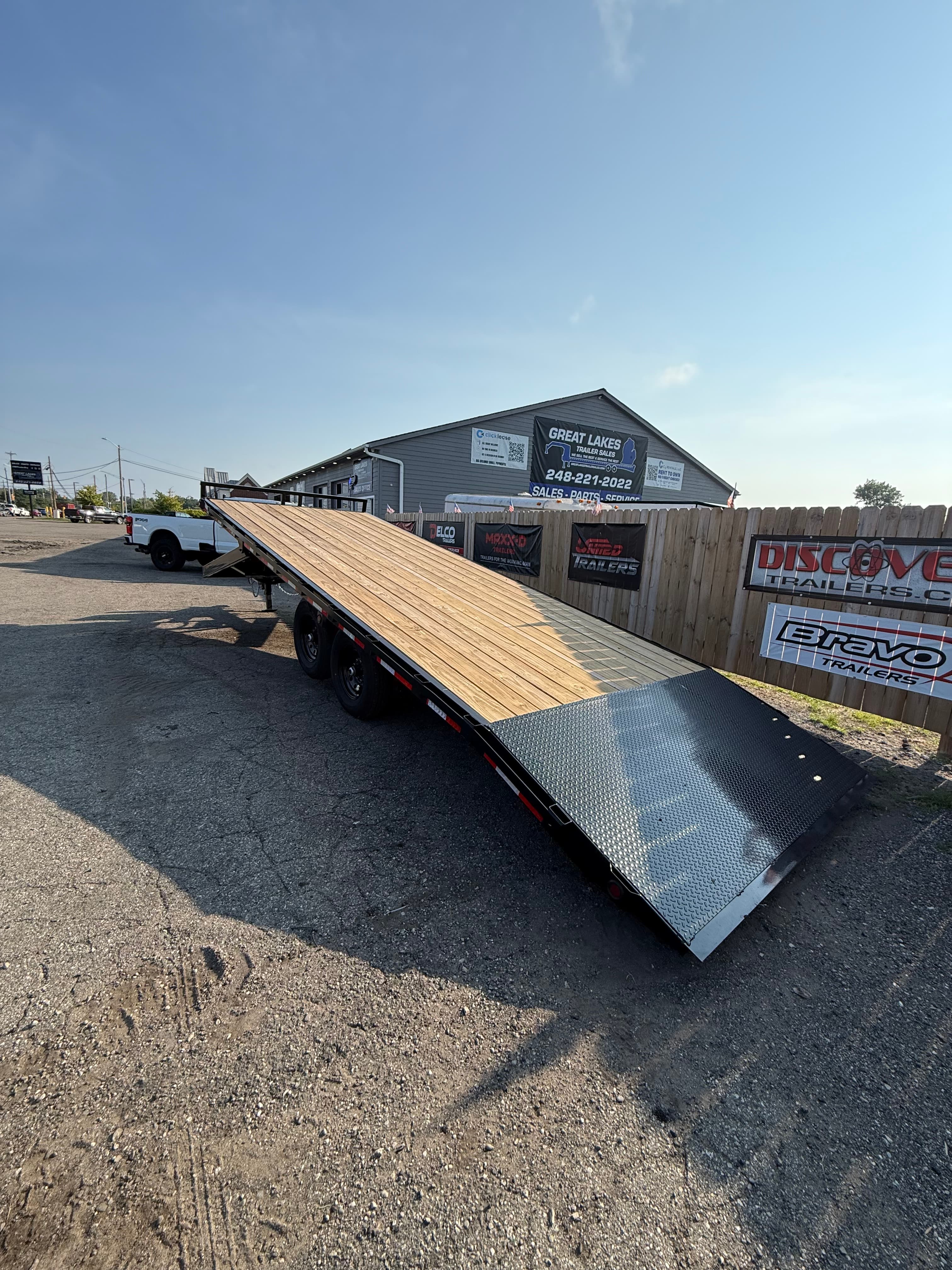24ft Tilt Deckover Trailer
