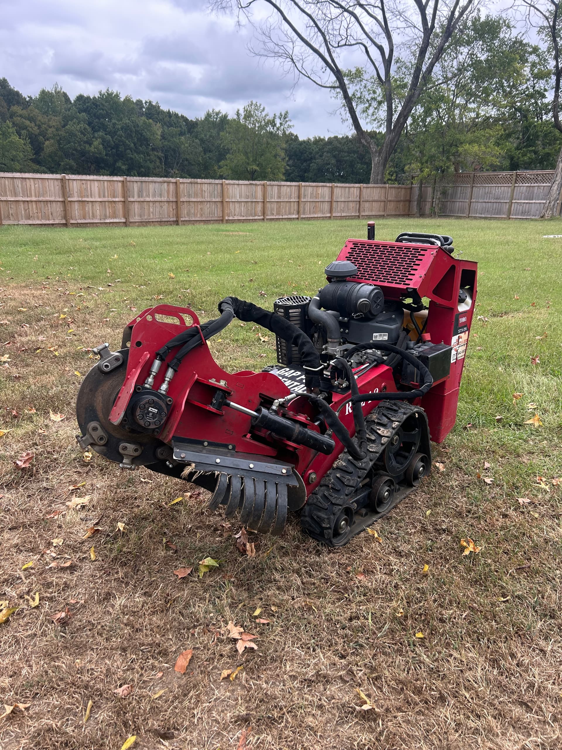 Toro stump grinder
