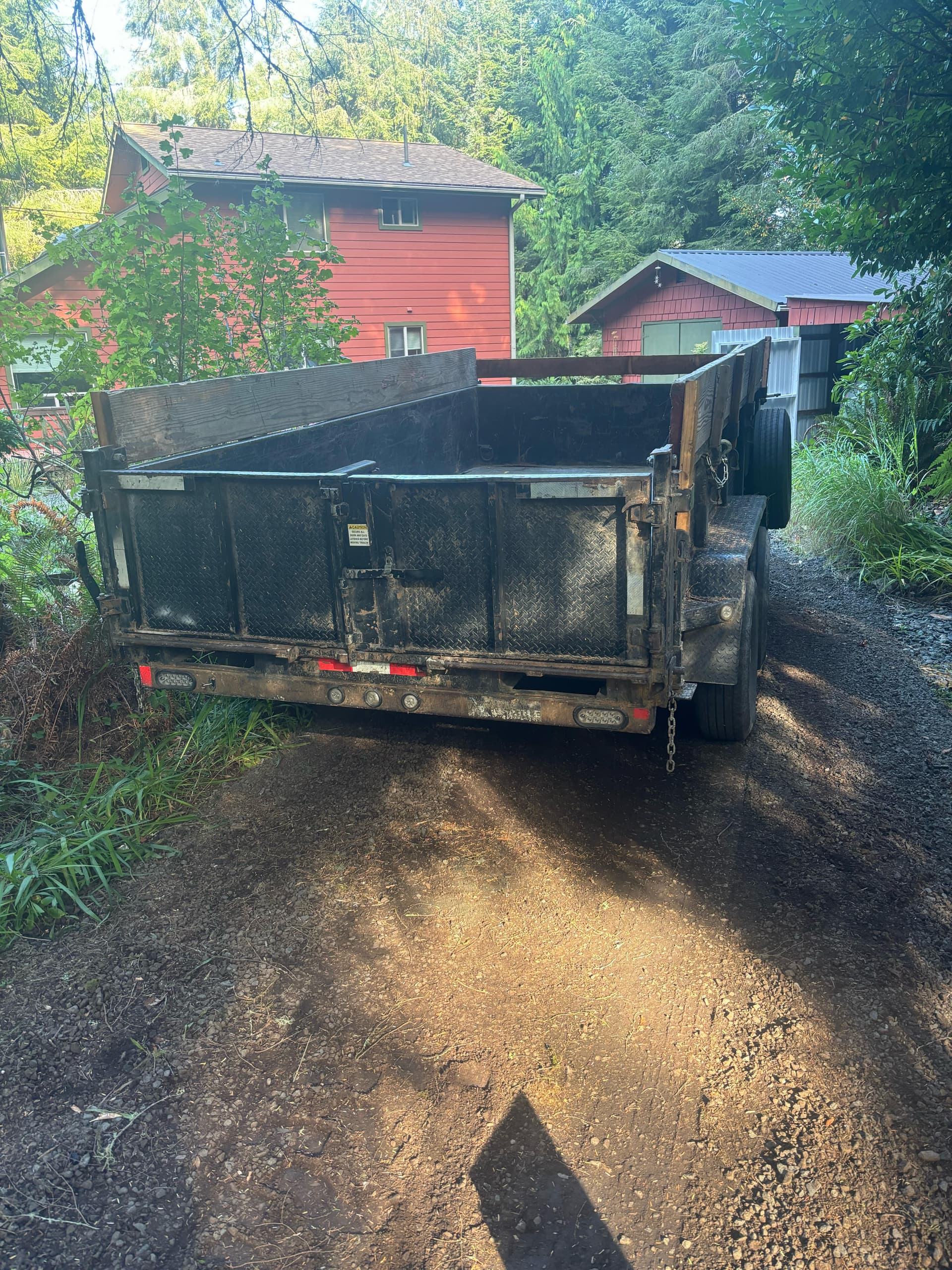 7 x 14ft Dump Trailer