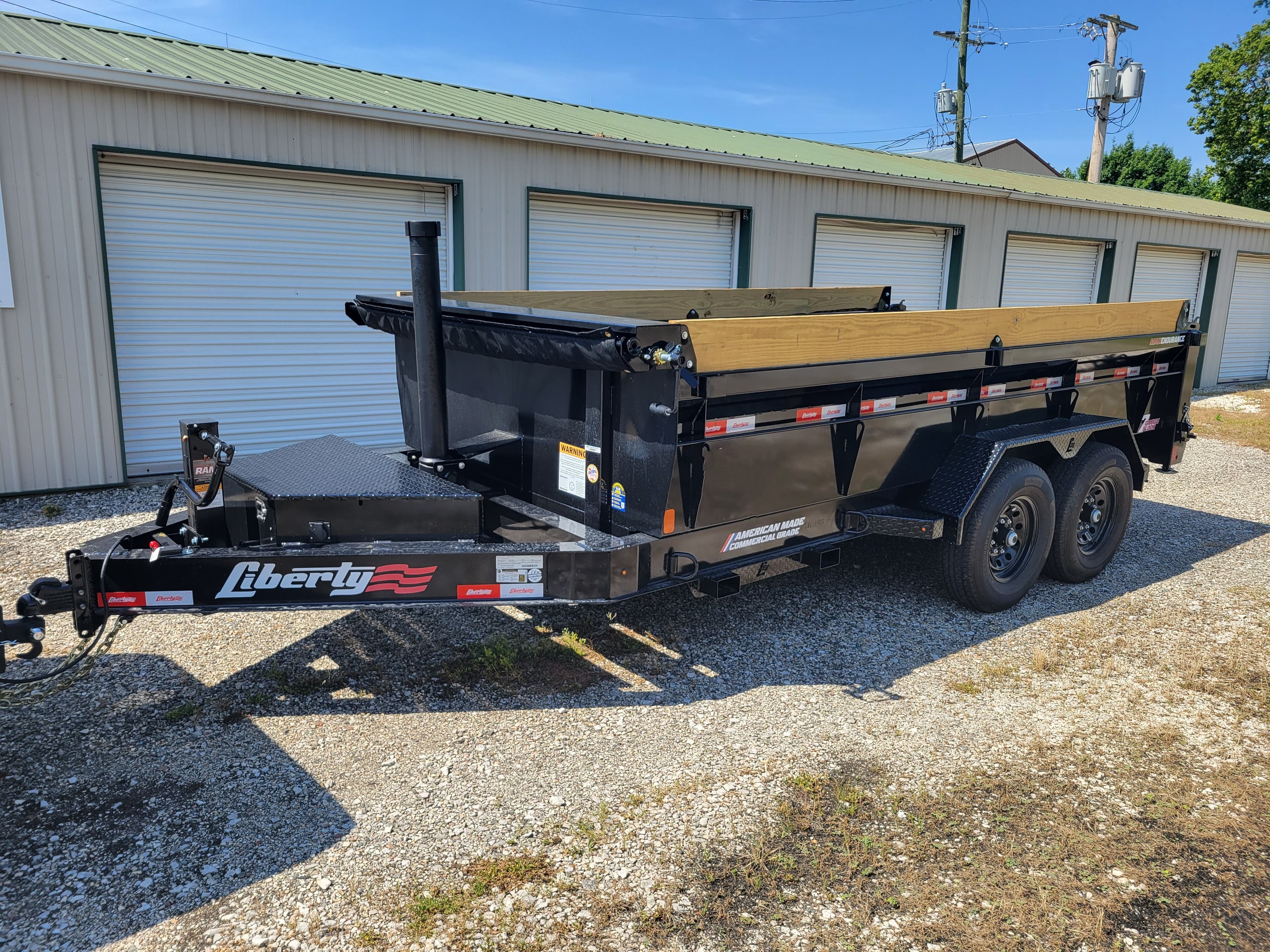 7x14ft Dump Trailer 15.4K