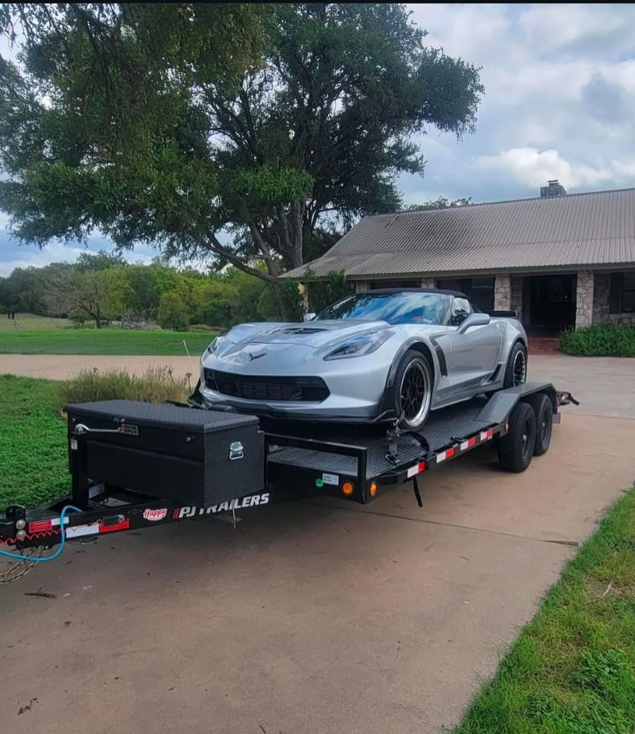 102" x 20ft Drive Over Flatbed Trailer