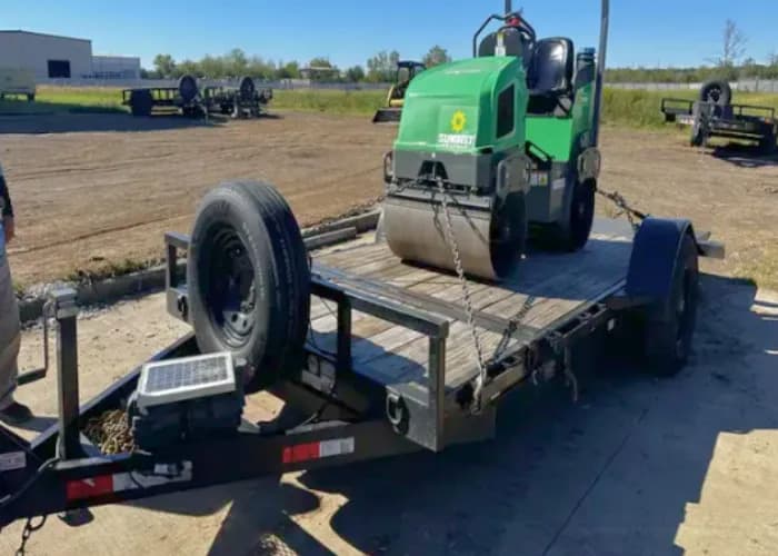 16ft Tilt Single Axel Trailer