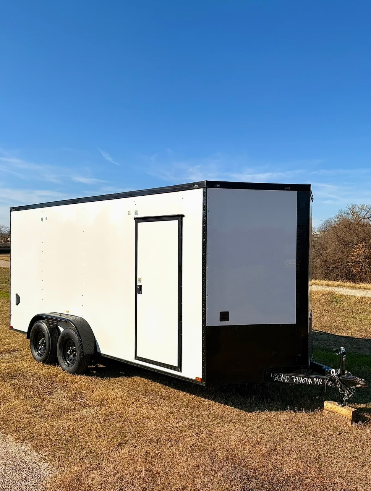 7x16 Enclosed Trailer
