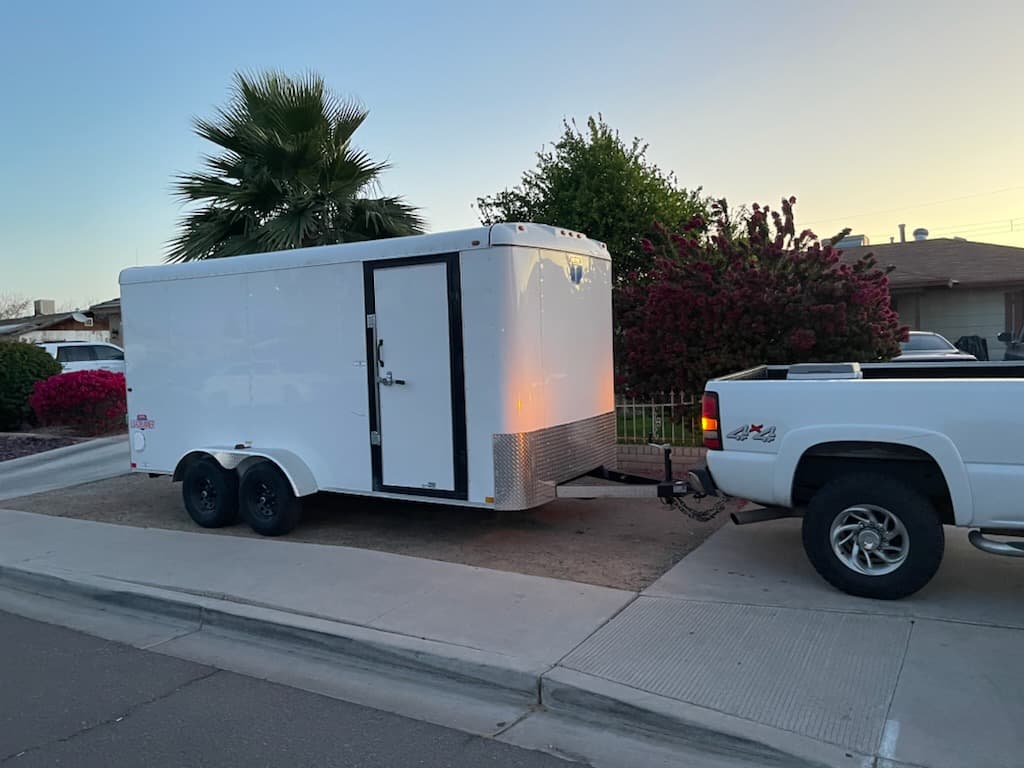 16ft Enclosed Motorcycle Trailer