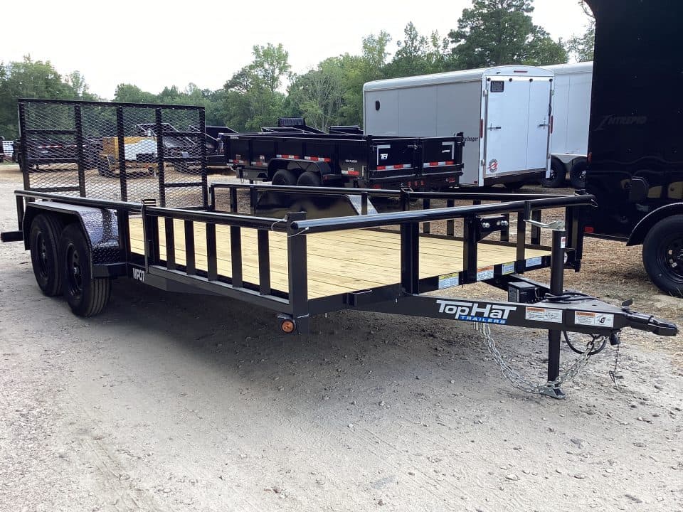 7x16 Utility w/Side Ramps