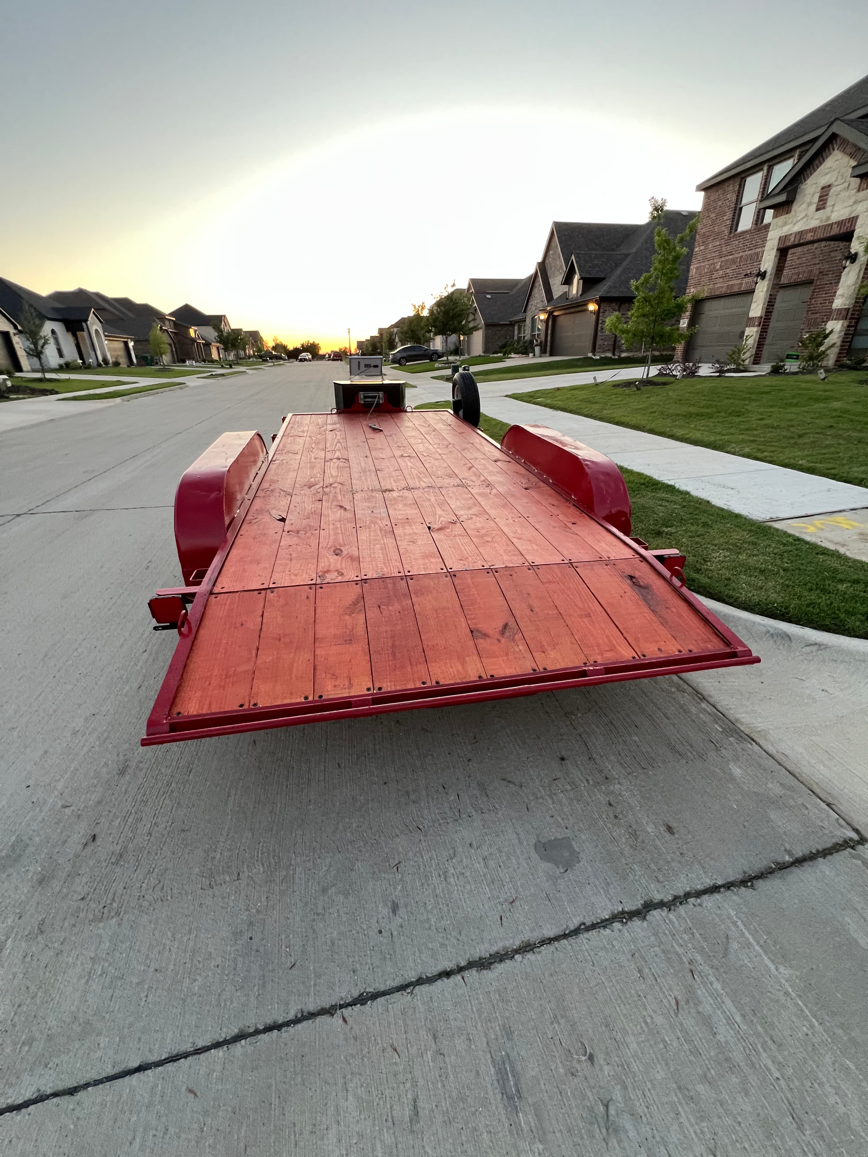 16ft Car Hauler Flatbed Trailer