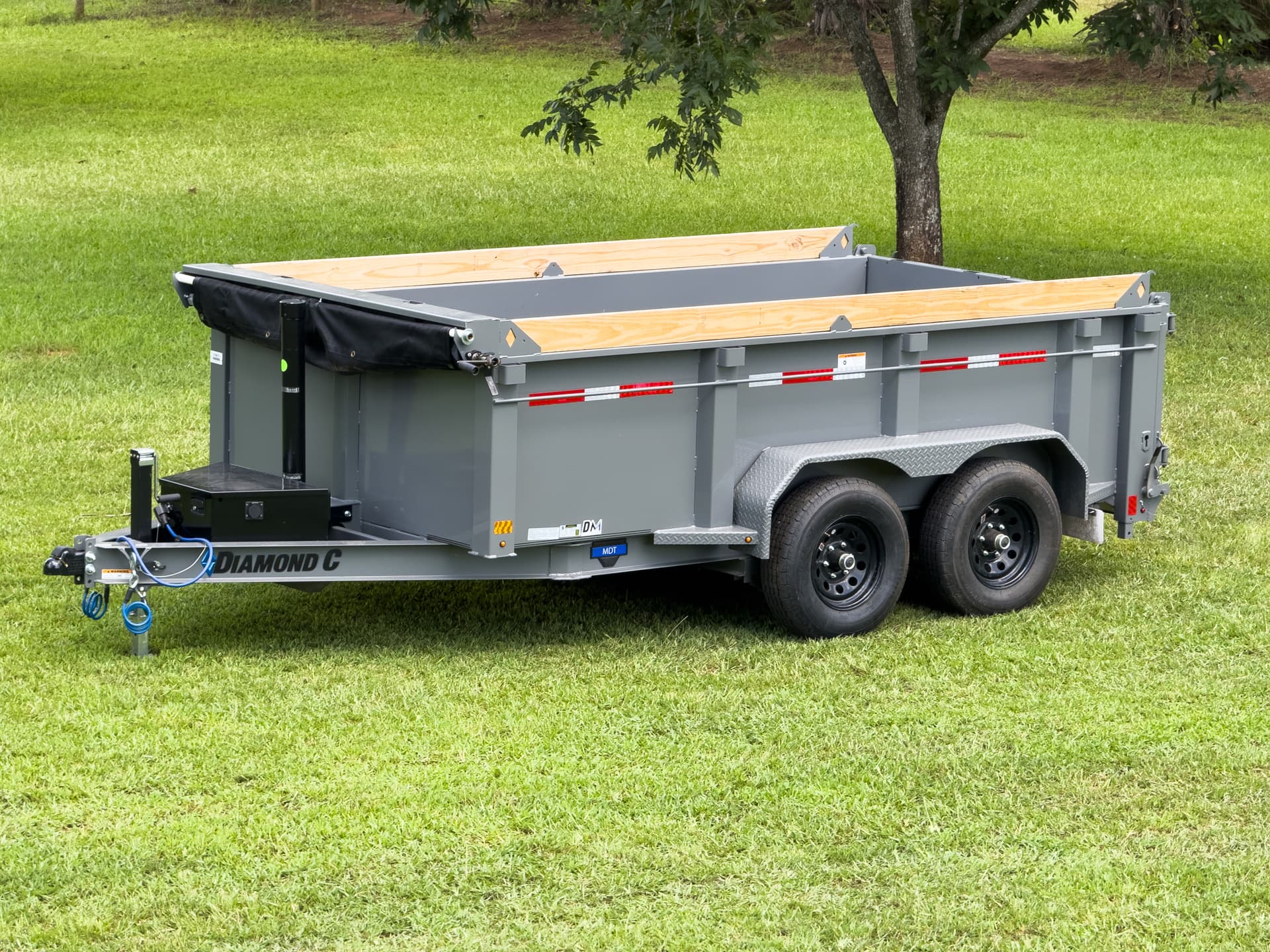 6.5' x 12' X 32" Dump Trailer - 10K
