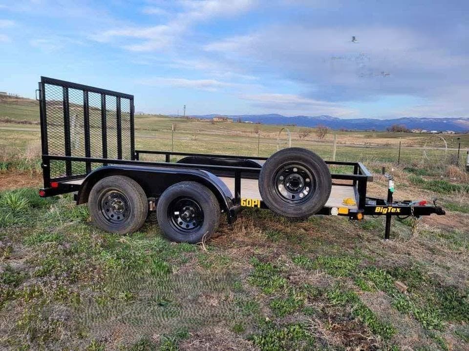 77" x 12' Utility Trailer #8146