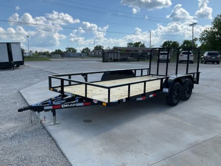 Delco 83"x16' Tandem Axle Utility Trailer