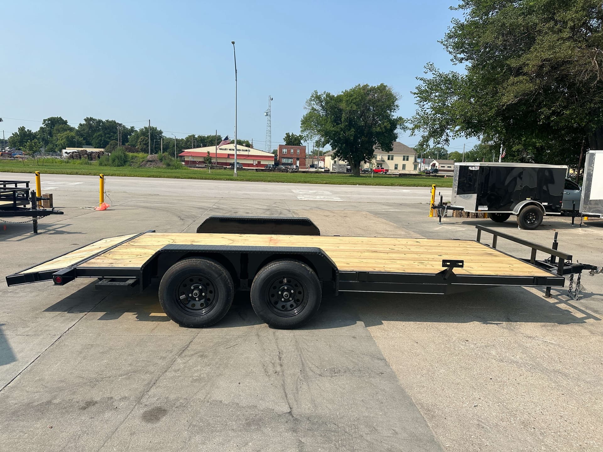18ft Car Hauler 7k Flatbed Trailer