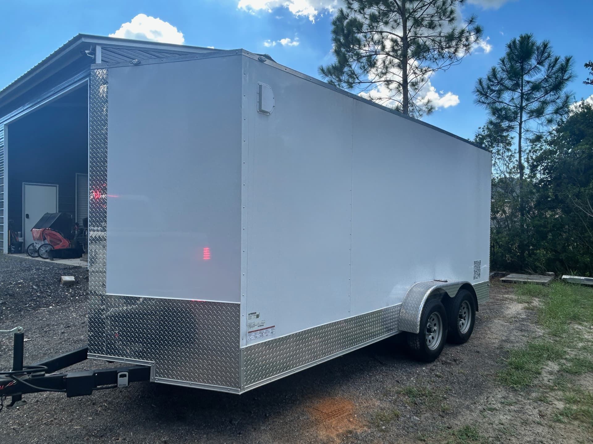 “Emma” 7x16 Enclosed Trailer