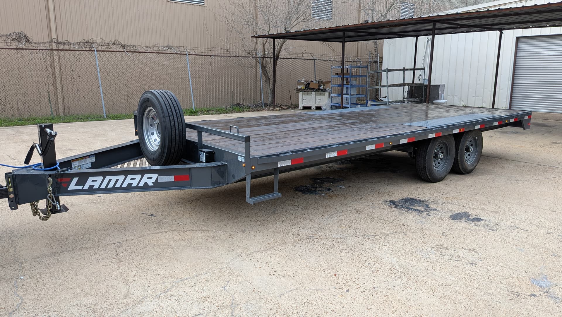 20ft Deckover Flatbed Trailer