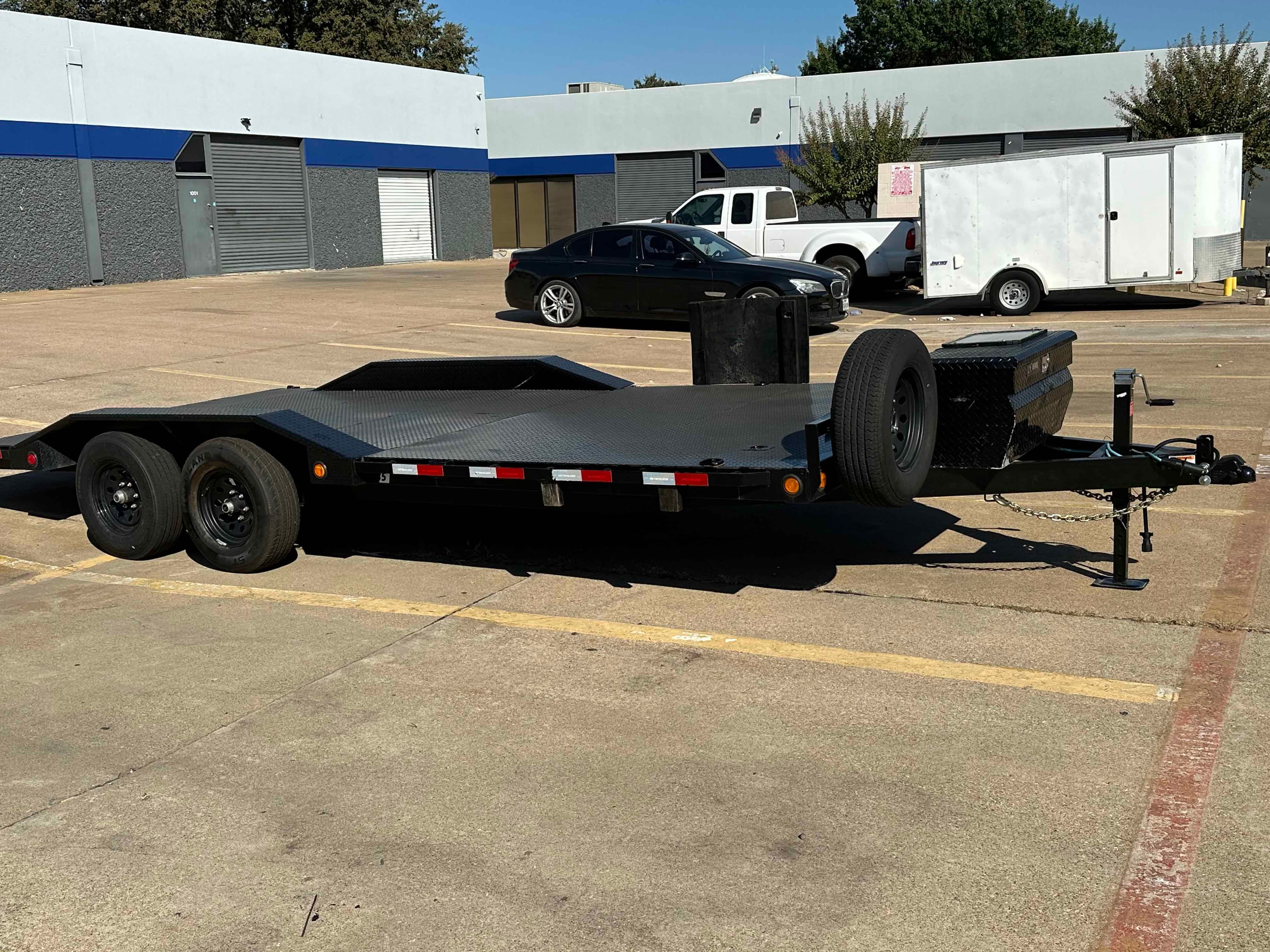 20ft PJ B5 Drive Over Flatbed Trailer