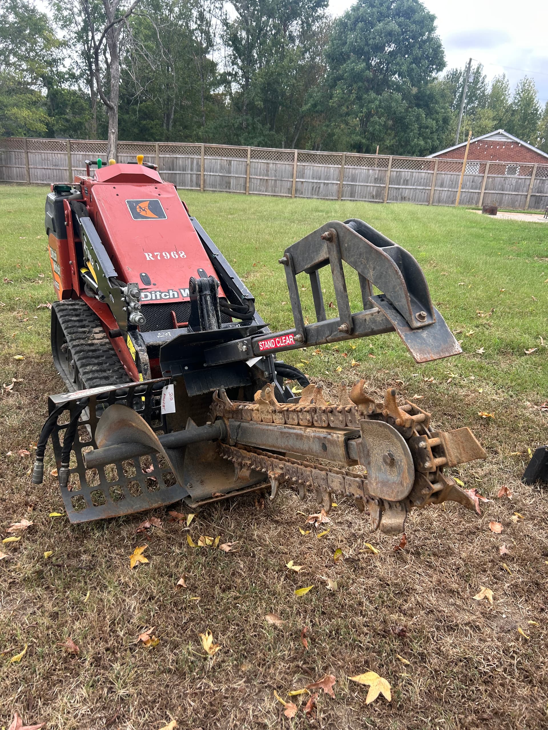Trencher attachment