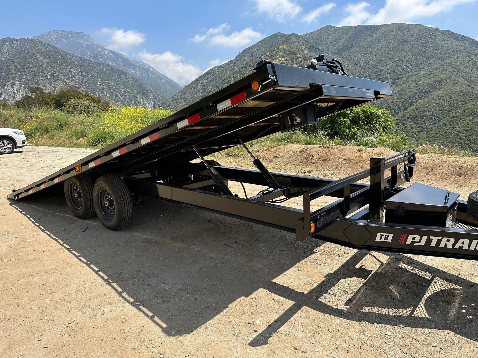 22ft Tilt Deckover Trailer