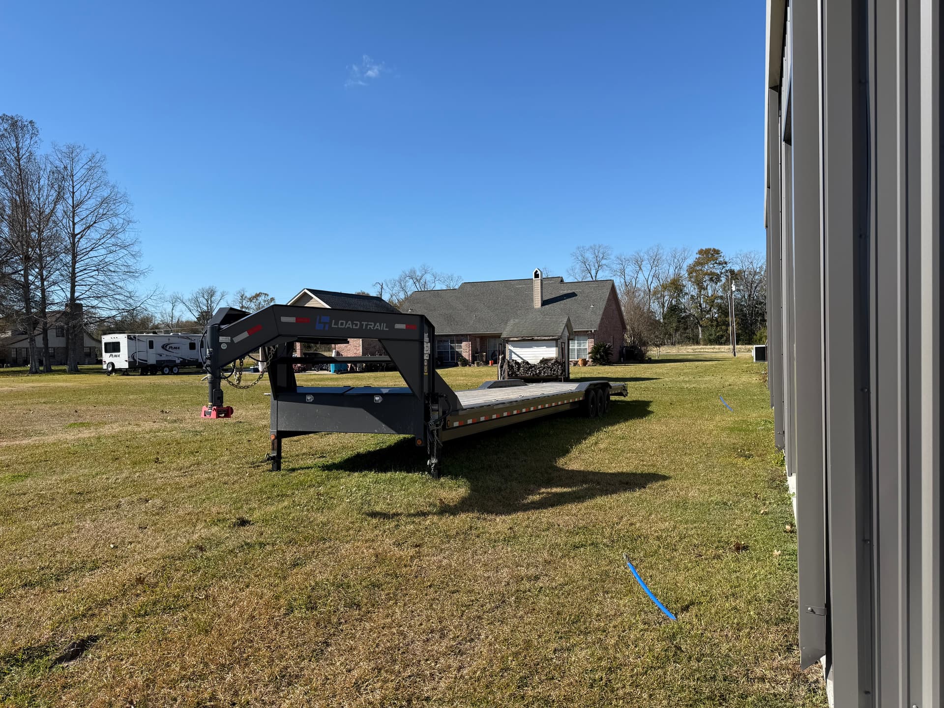 44ft Gooseneck Car Hauler Trailer