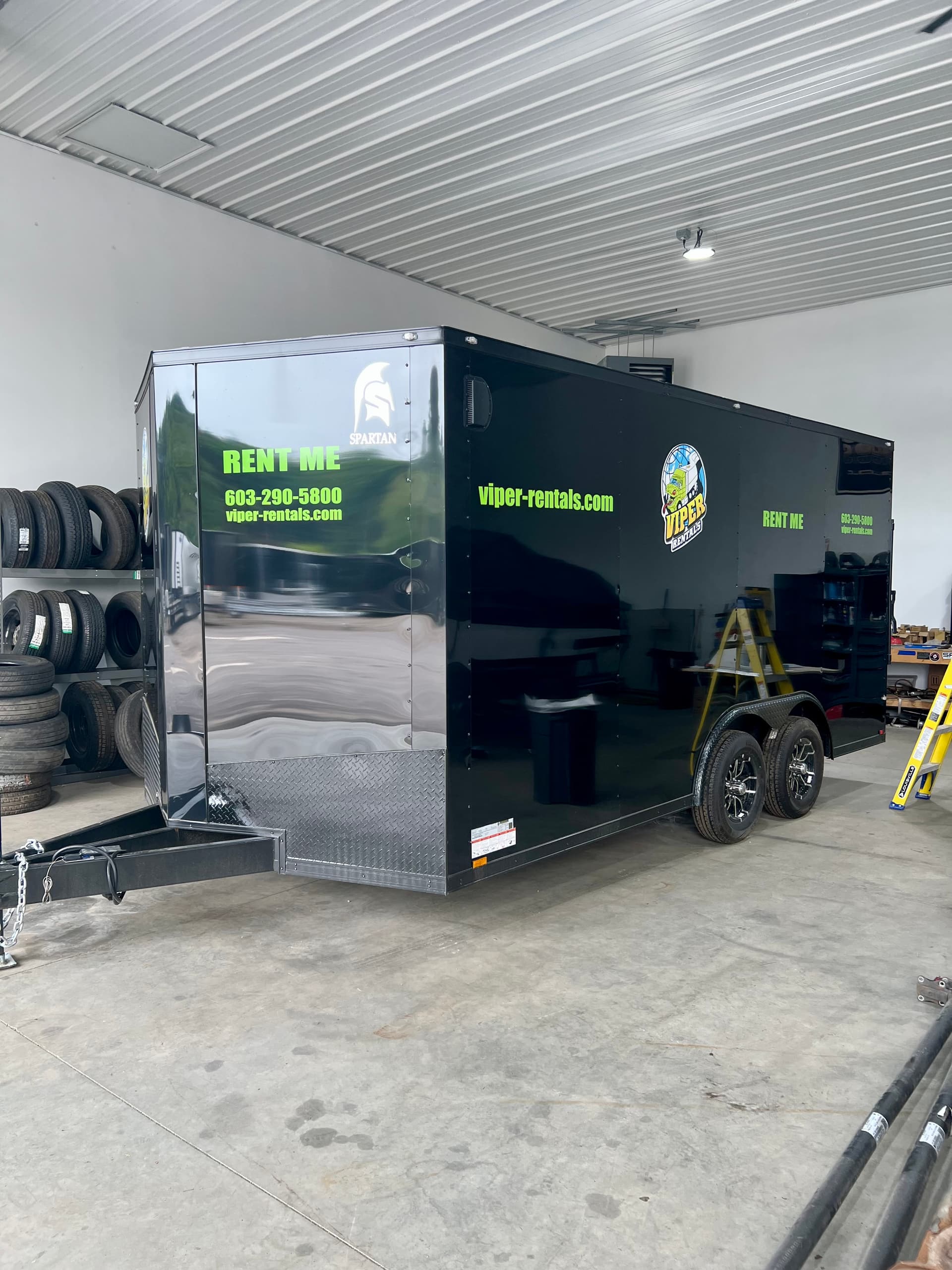 8.5x16 Enclosed Trailer