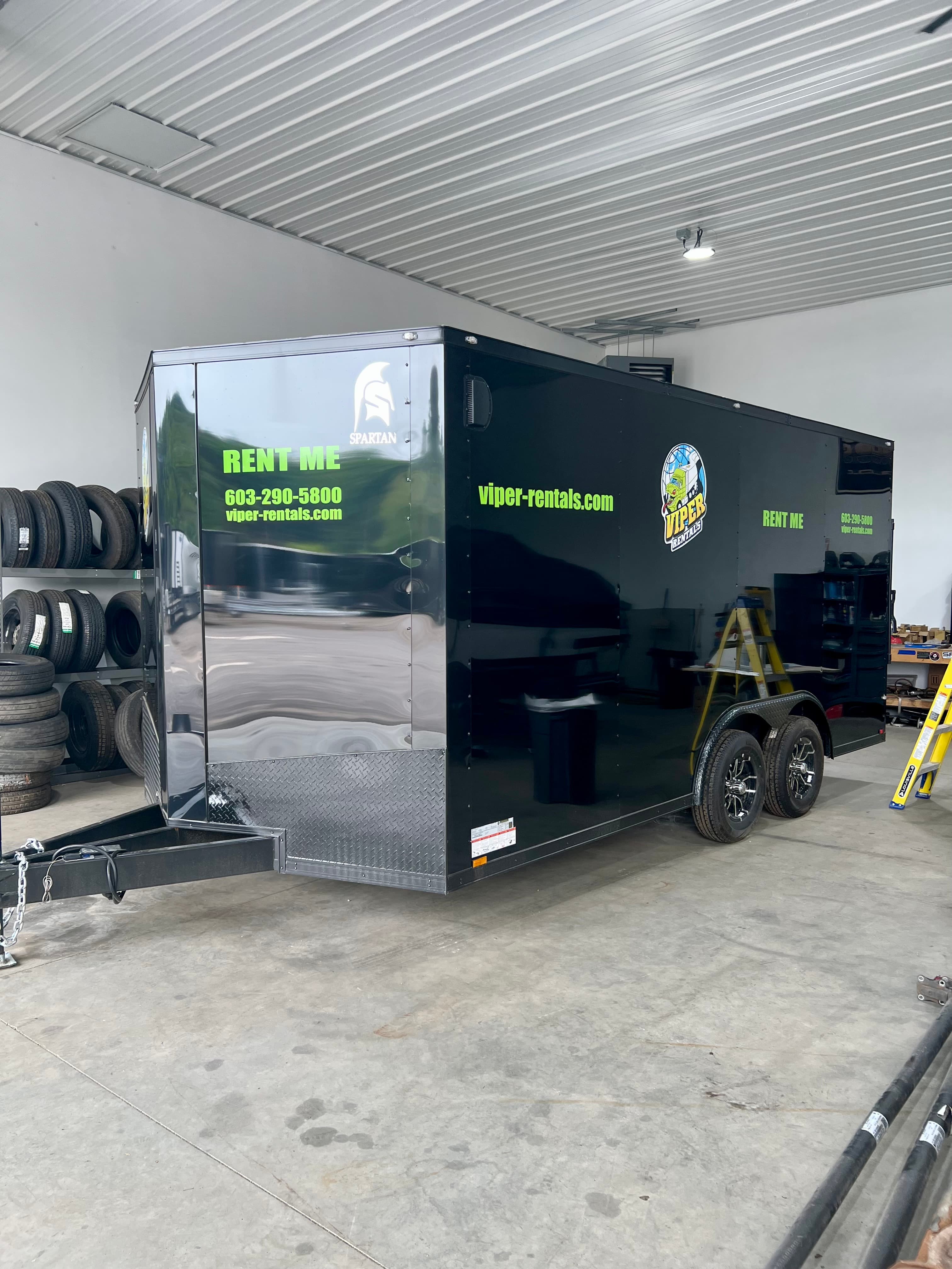 8.5x16 Enclosed Trailer