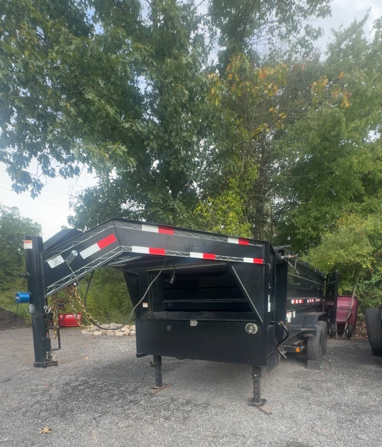 15 Cubic Yard Gooseneck Dumpster
