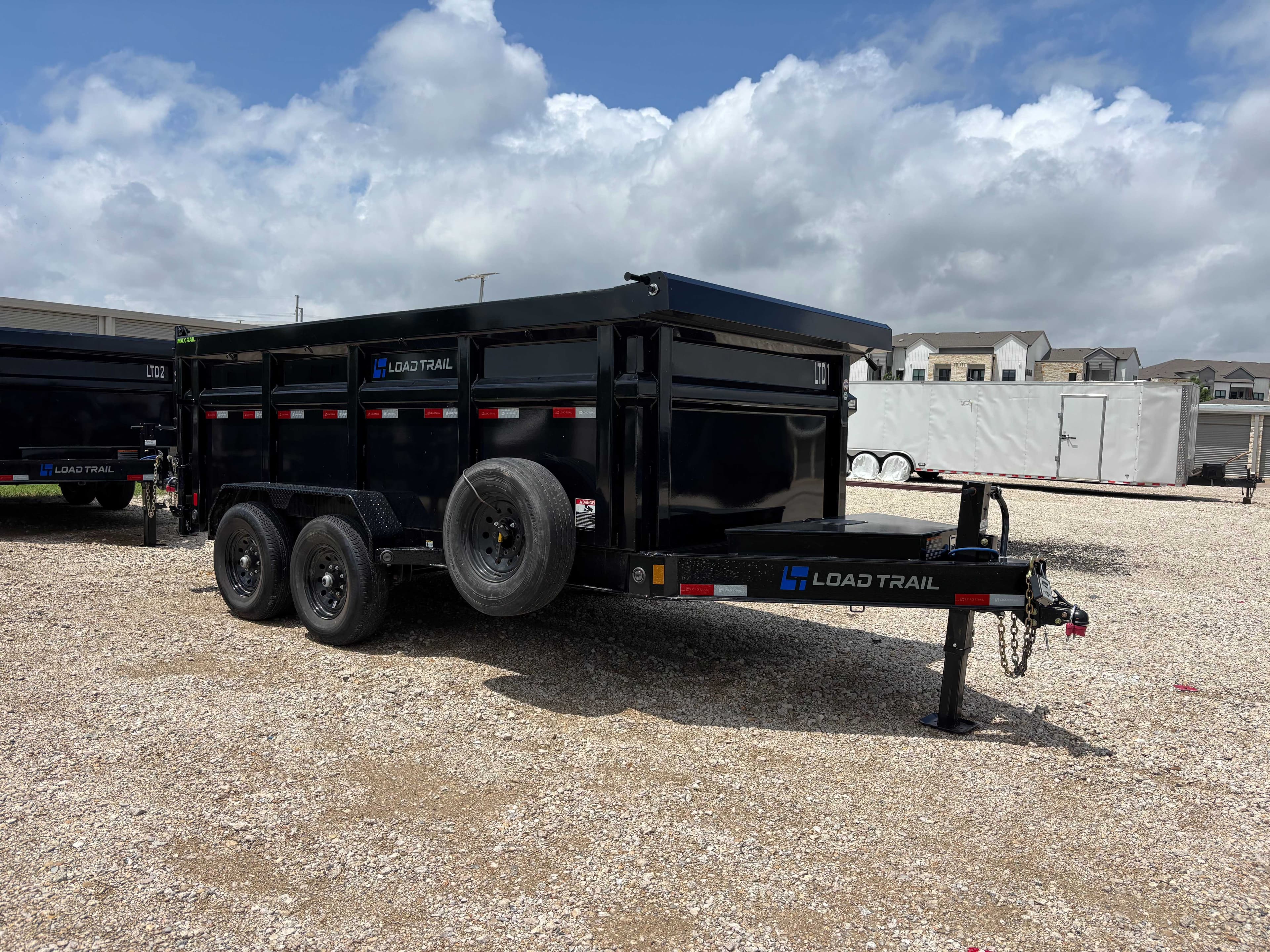 14ft Hydraulic Dump Trailer- 4' Sides