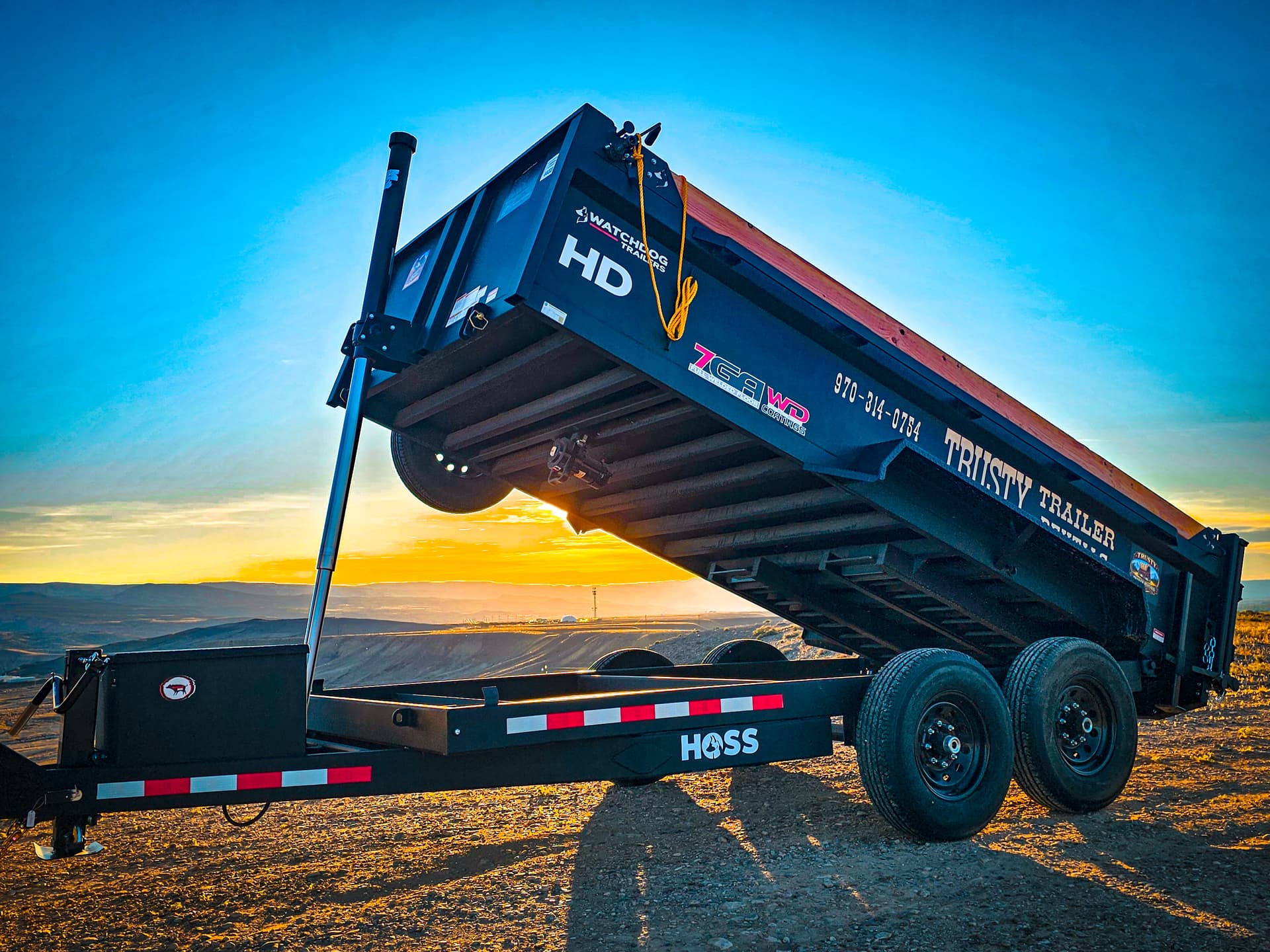 7' x 14' Dump Trailer