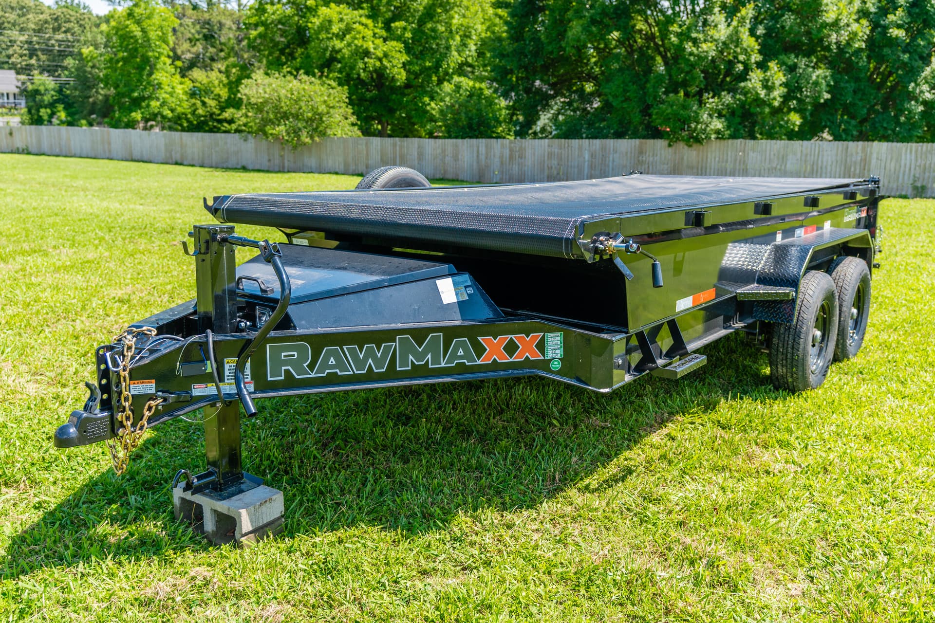 14ft RawMaxx 14k Dump Trailer