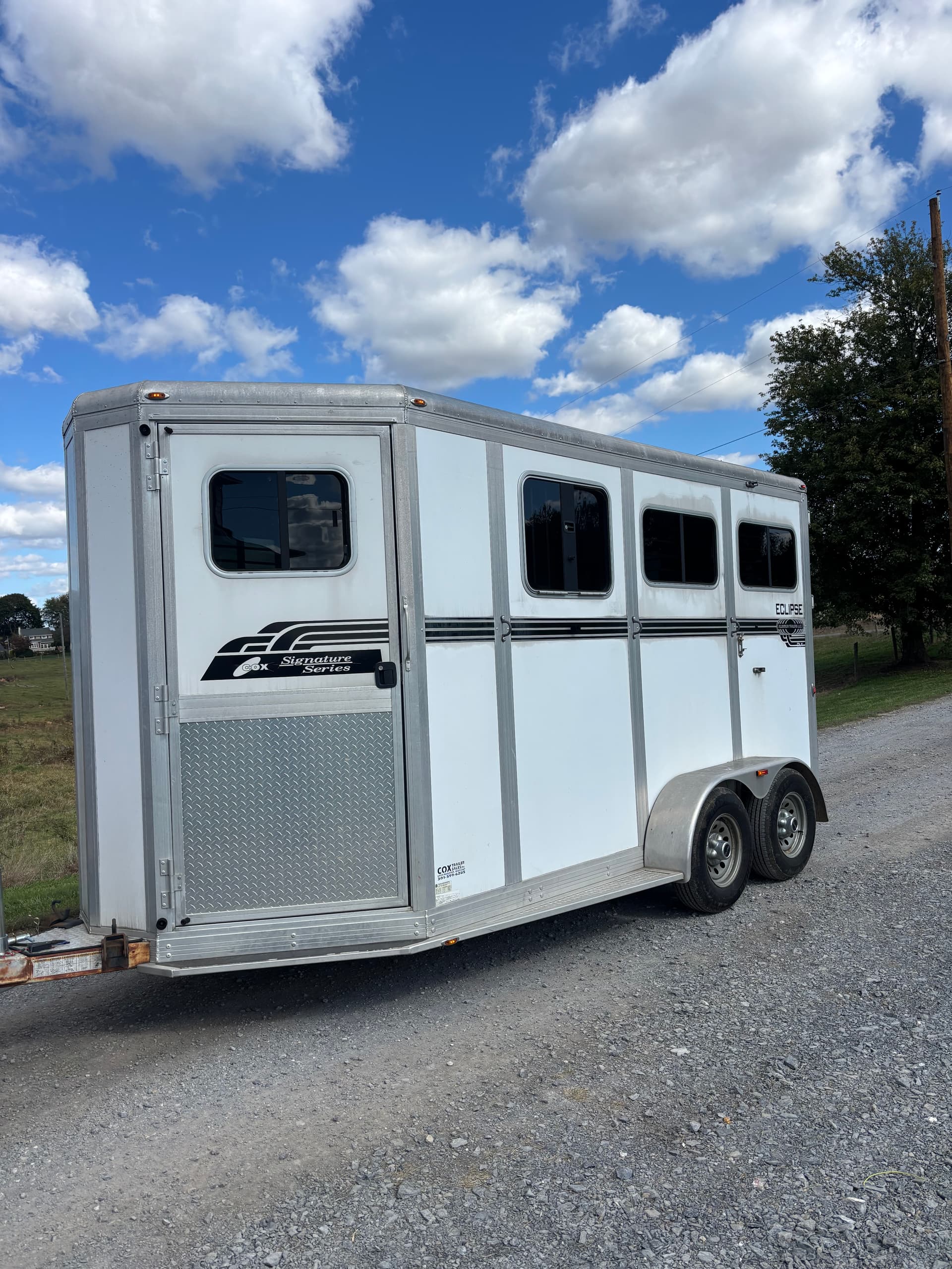 2 Horse straight load Trailer