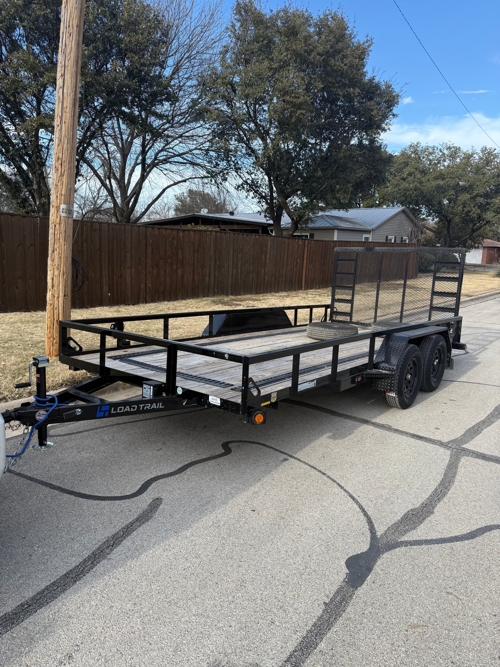 83" x 16' Utility Trailer