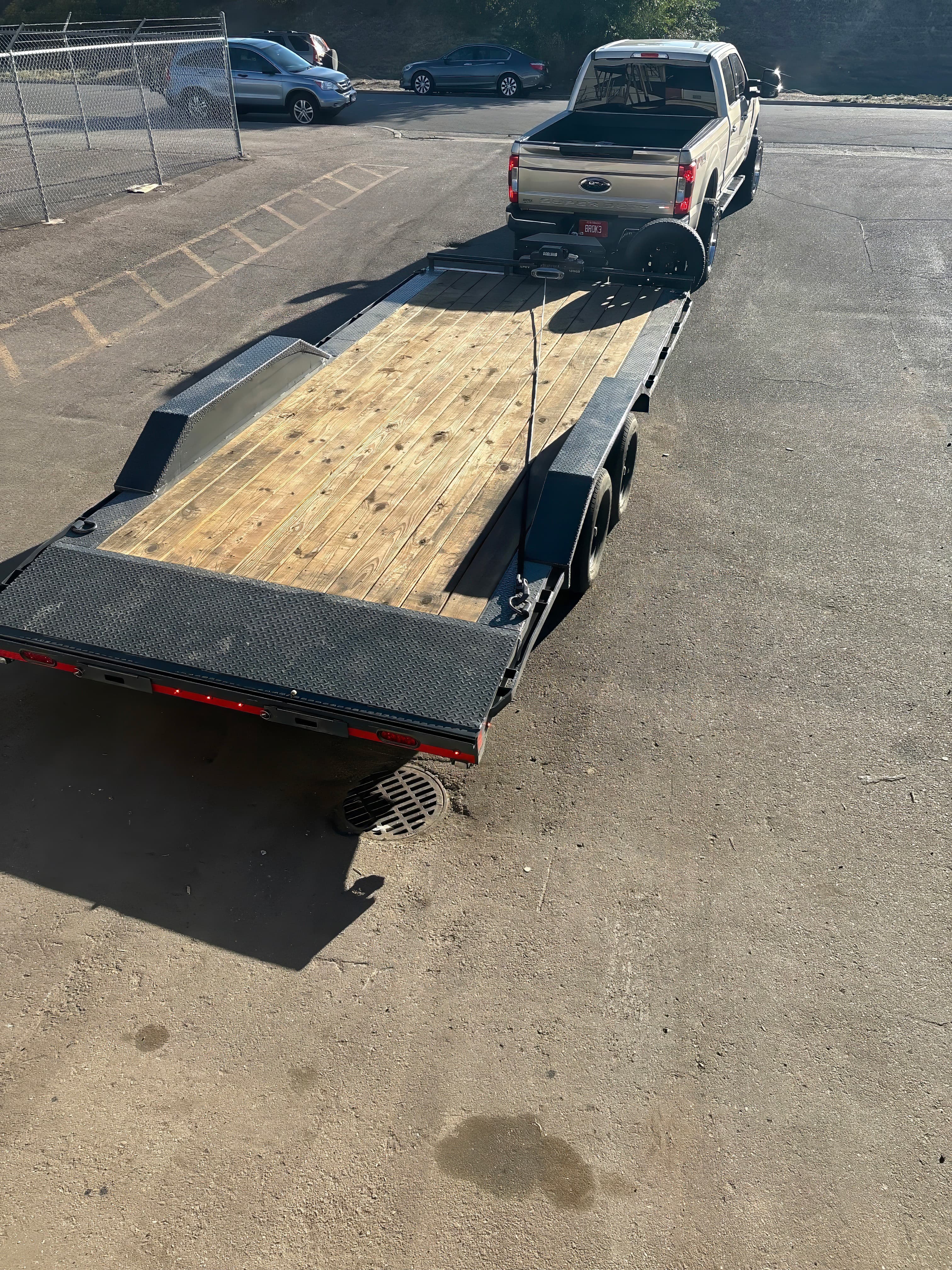 20ft Drive Over Car Hauler