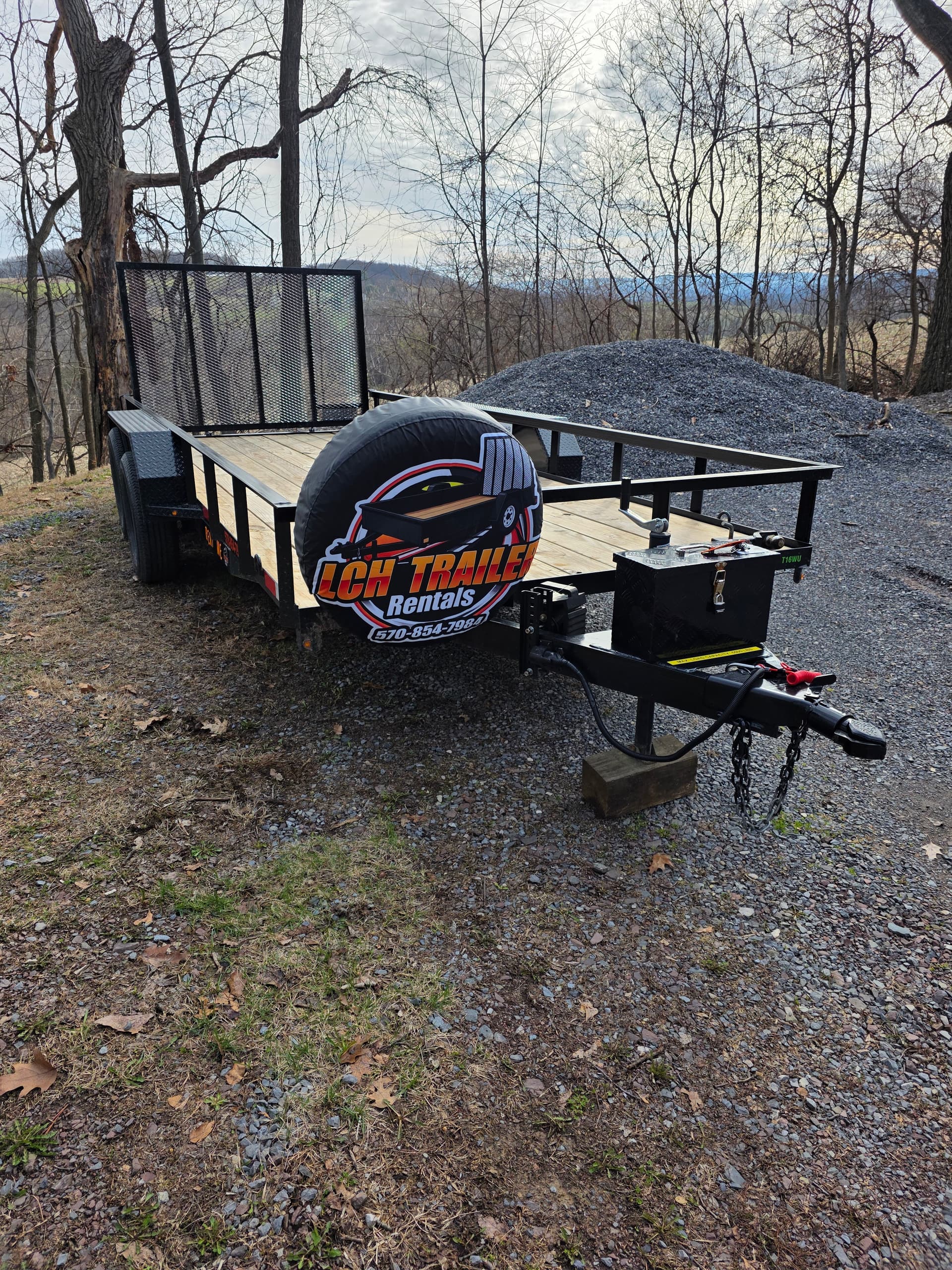 76"W x 16'L Utility Trailer