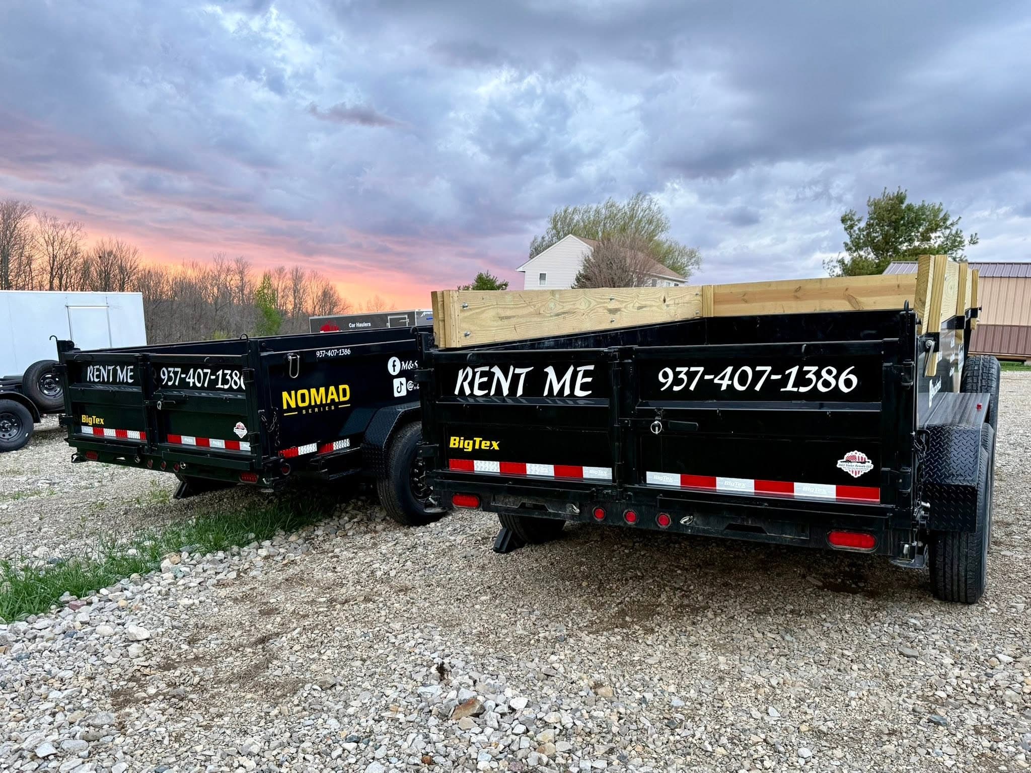 10 Yard Driveway Safe Mobile Dumpster - DS1001