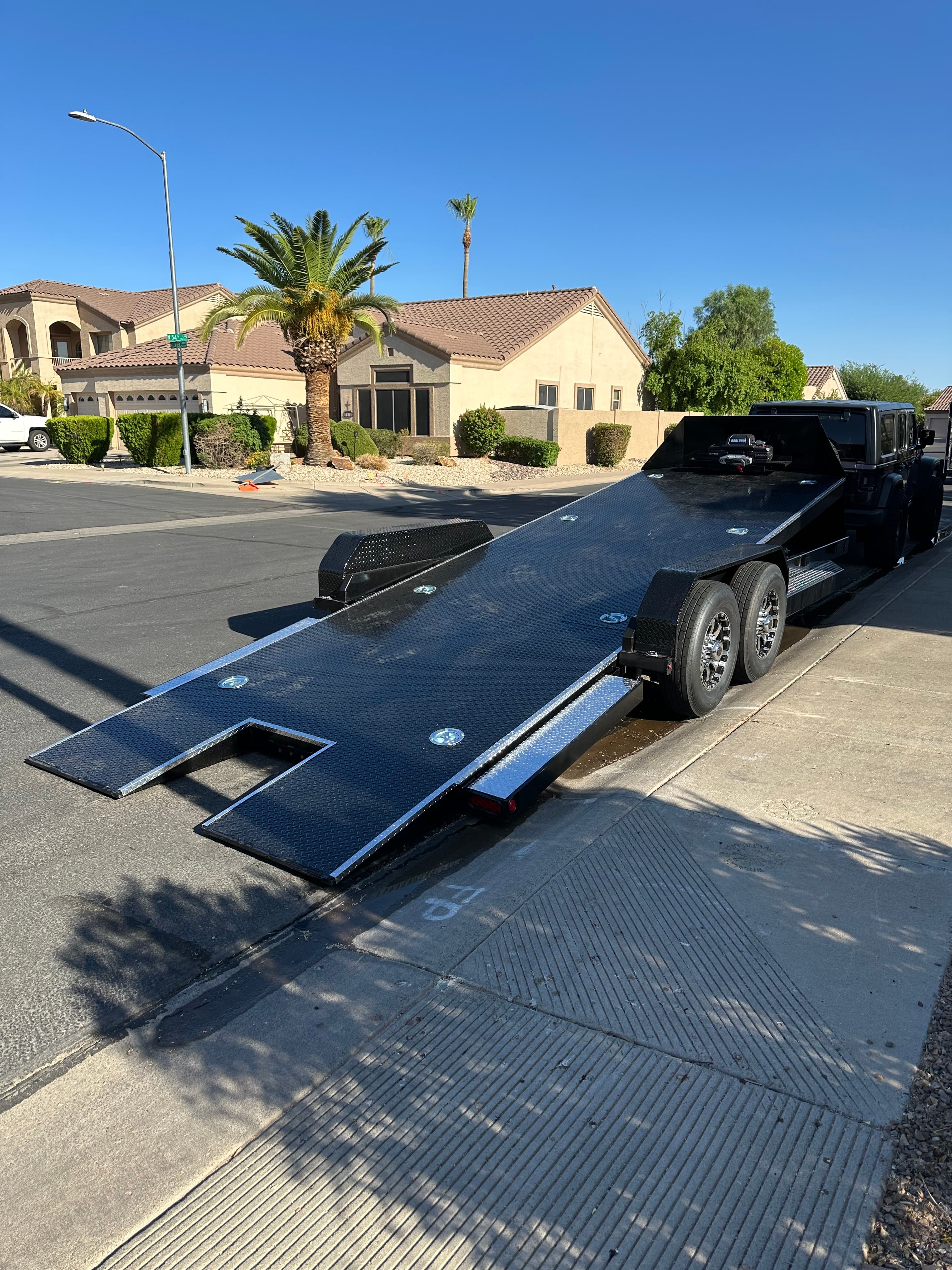 22ft Tilt Car Hauler Flatbed