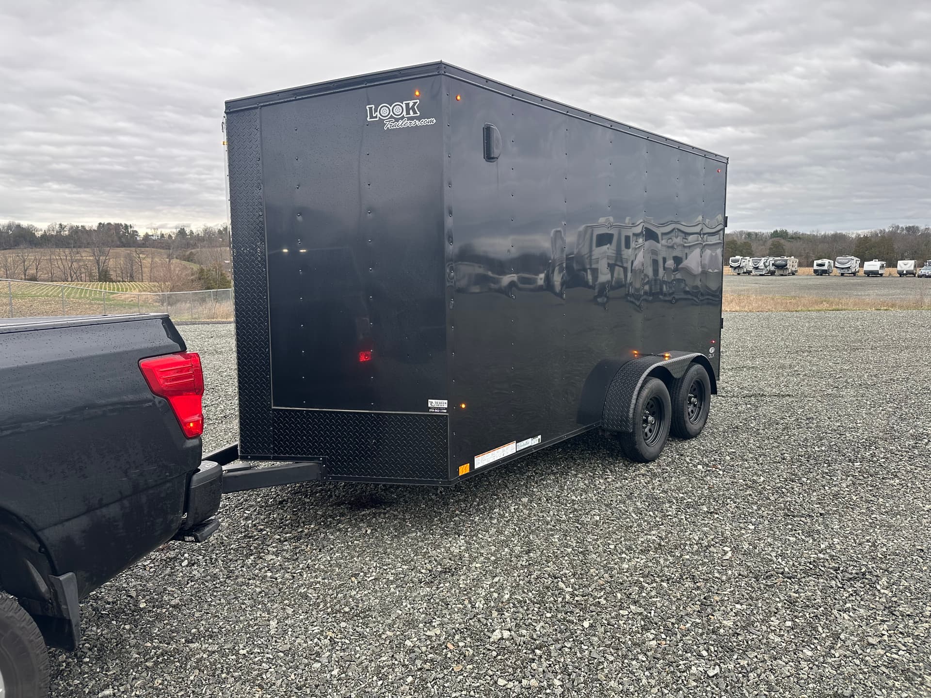 7x14 Enclosed Trailer Look