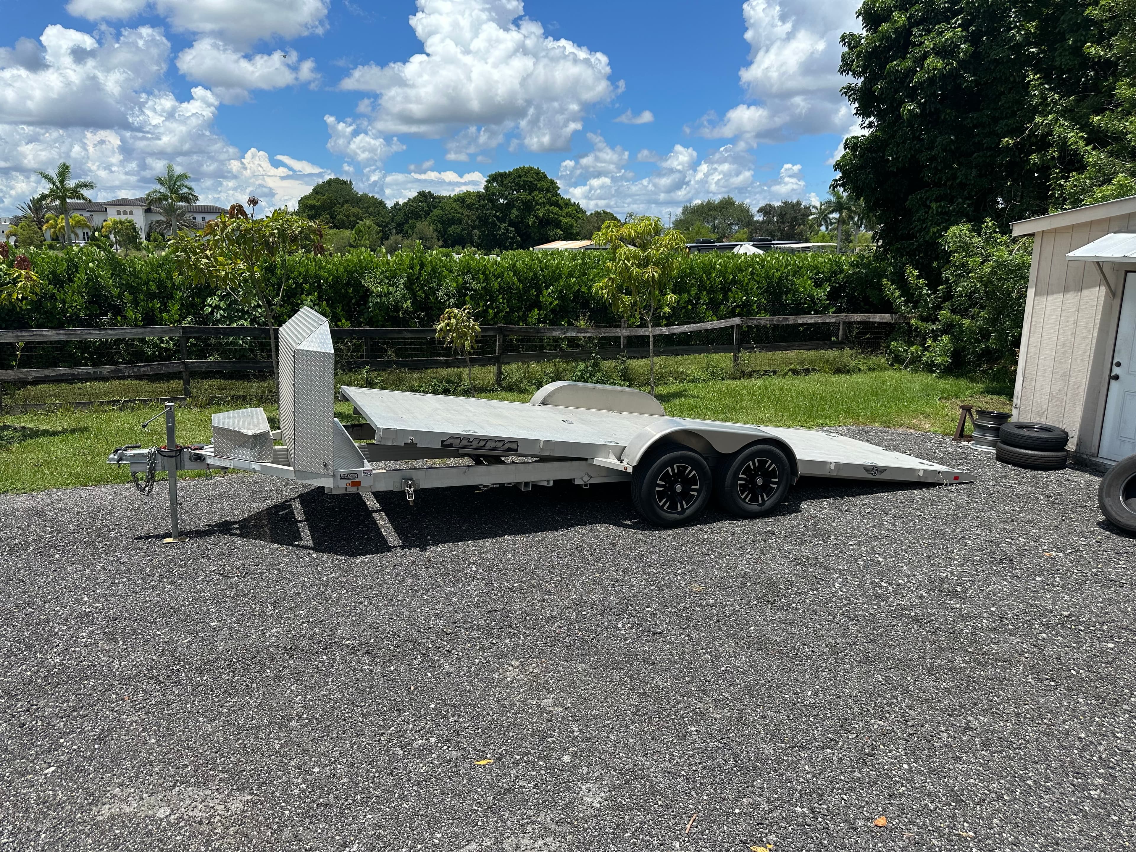 7' X 20' Lightweight Car Hauler Trailer