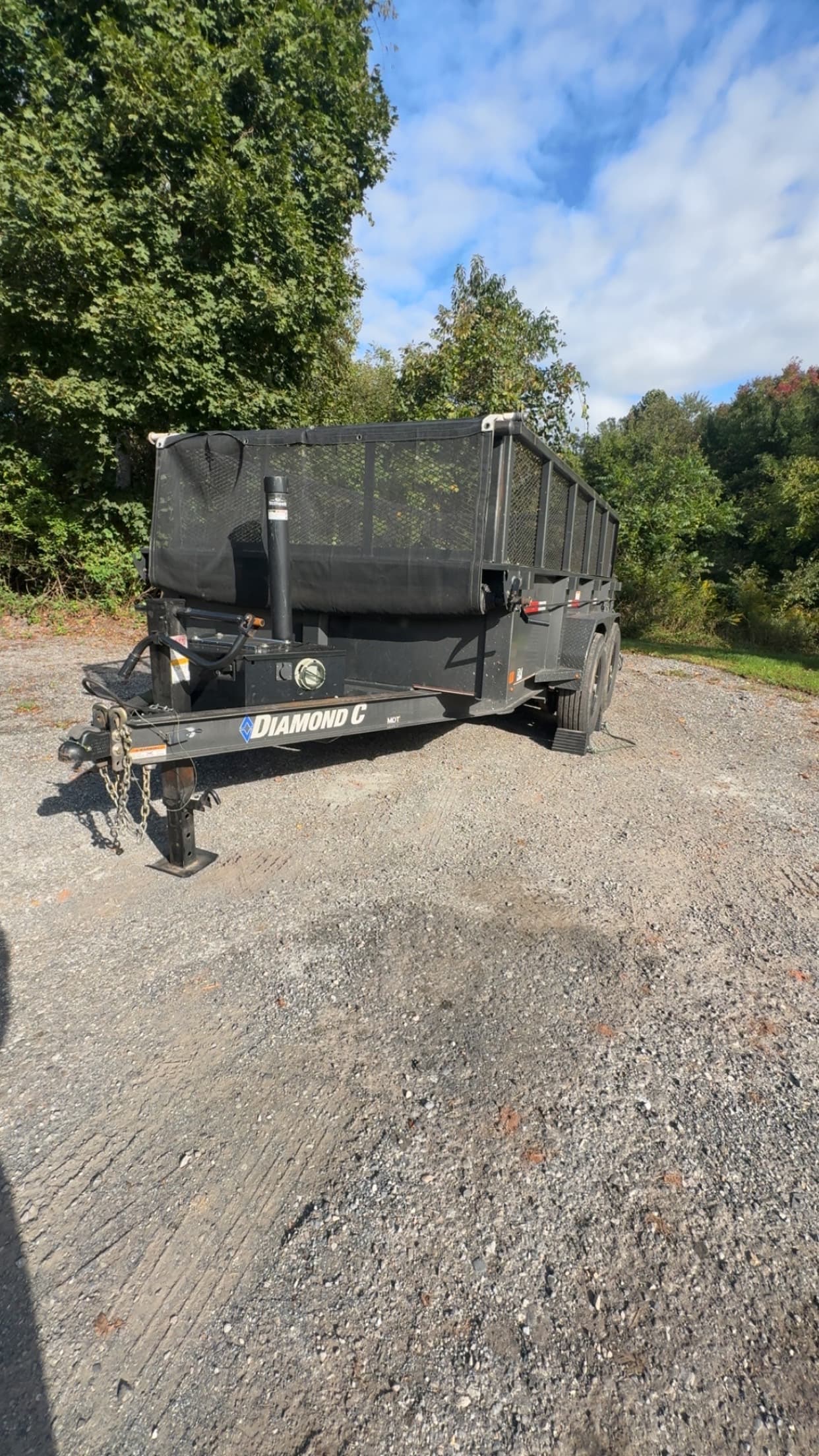 11 Cubic Yard Bumper-Pull Dumpster